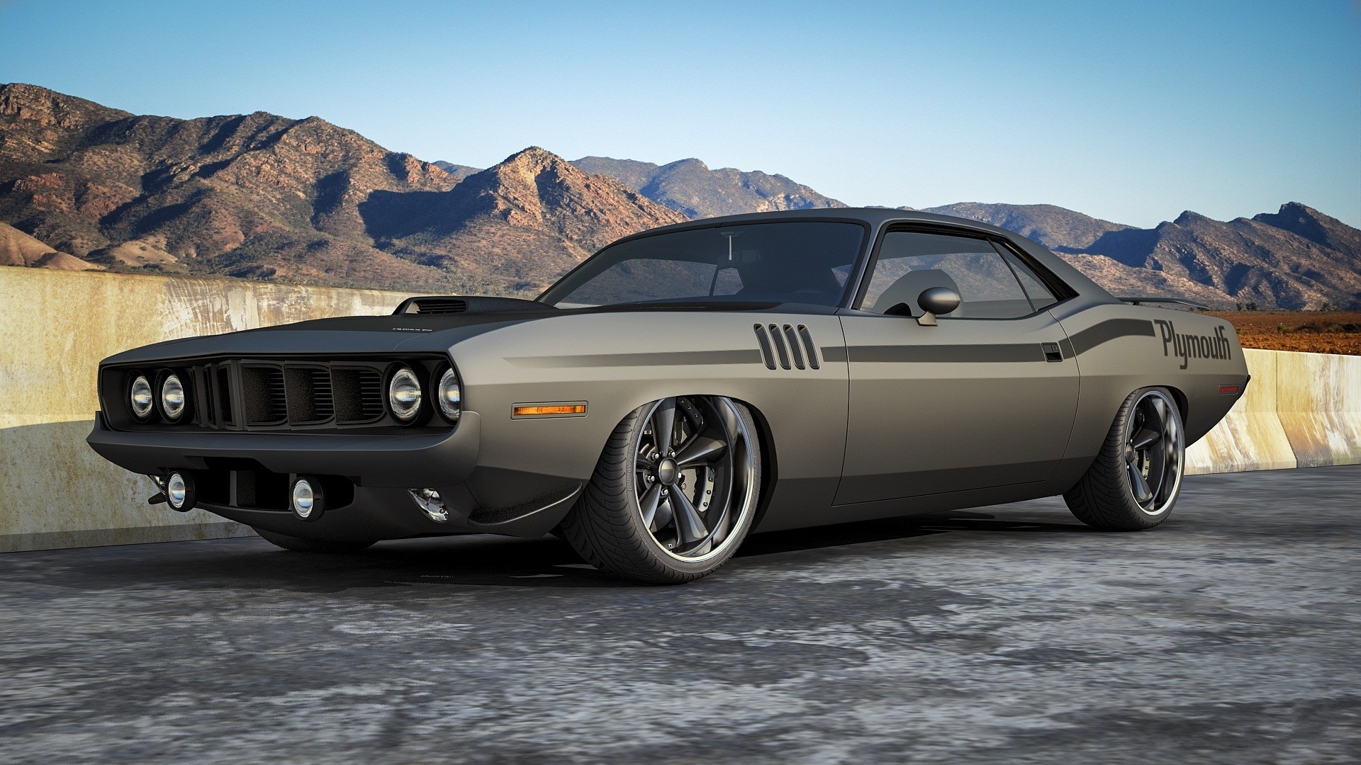 1920x1080 Download Muscle Car Background Free.