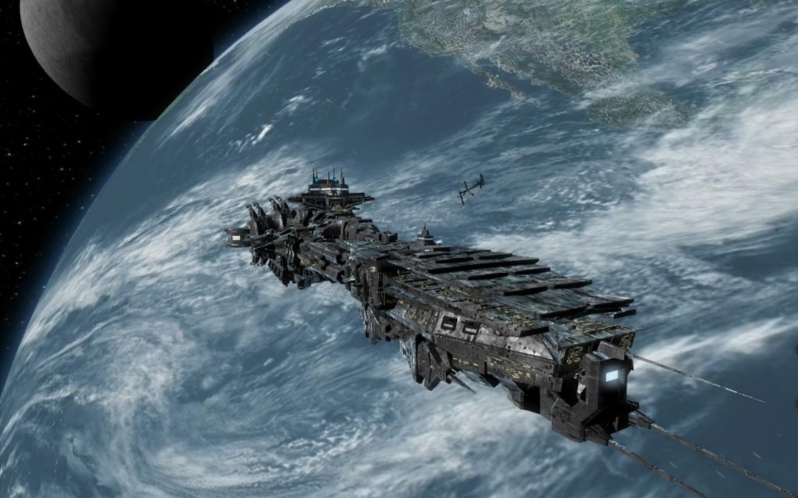 2560x1600 Video Game - X3: Reunion Daedalus Stargate Spaceship Wallpaper