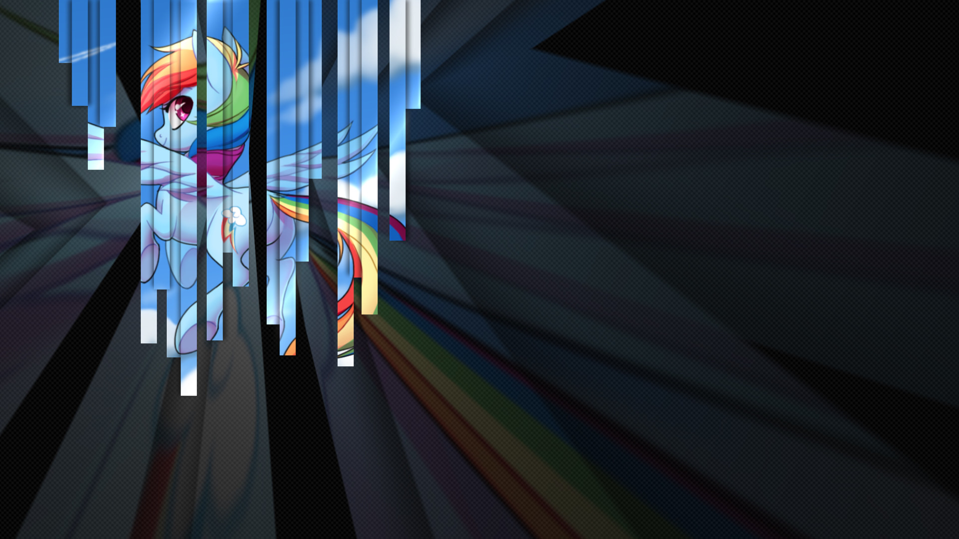 1920x1080 ... Rainbow Dash - Wallpaper [V.2] by Xris777