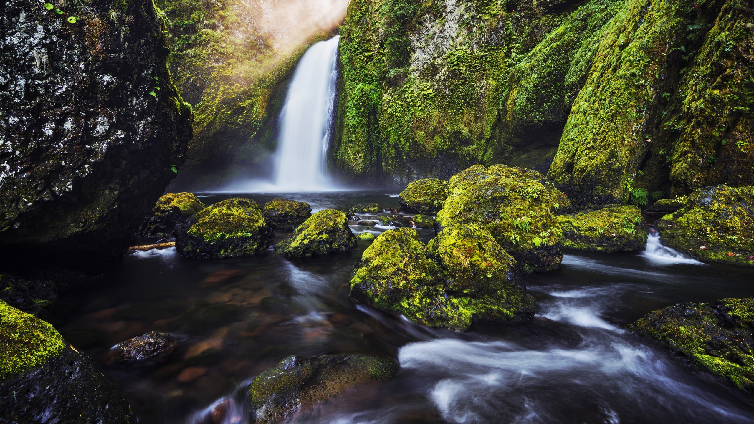 2560x1440 Nature / Waterfall Wallpaper