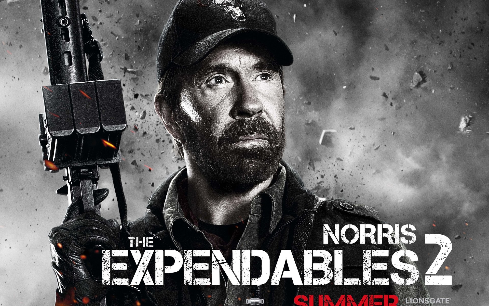 1920x1200 Movie - The Expendables 2 Booker (The Expendables) Chuck Norris Wallpaper