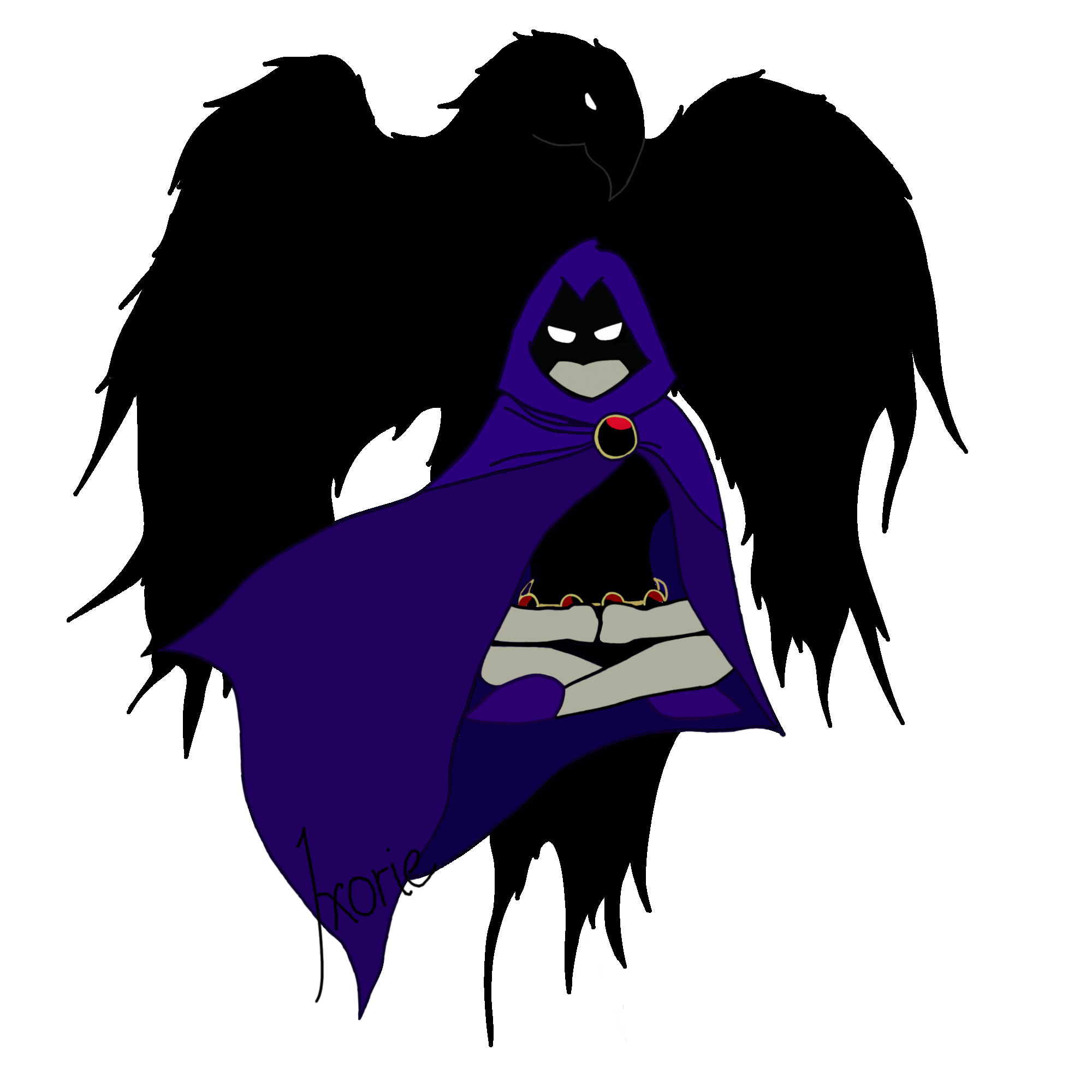 2000x2000 ... Raven -- Teen Titans by Ixorie