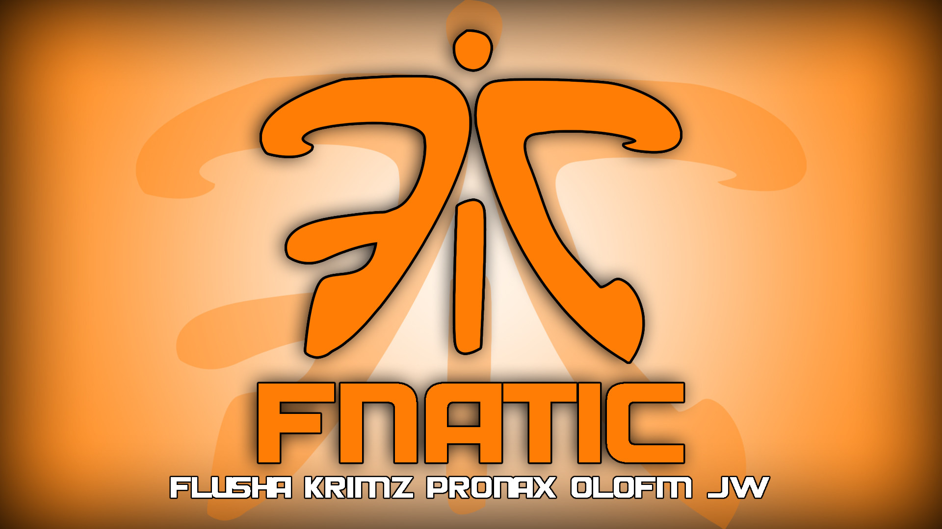 1920x1080 Made a Quick Fnatic CS:GO Wallpaper for Myself, Thought Some of You Might  Also Enjoy It. ...