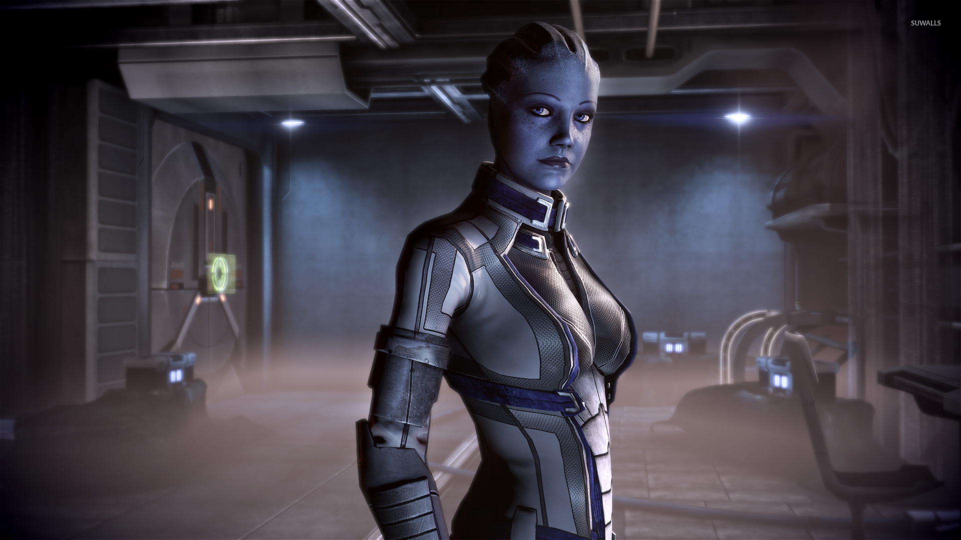 1920x1080 Liara T'Soni from Mass Effect: Redemption wallpaper