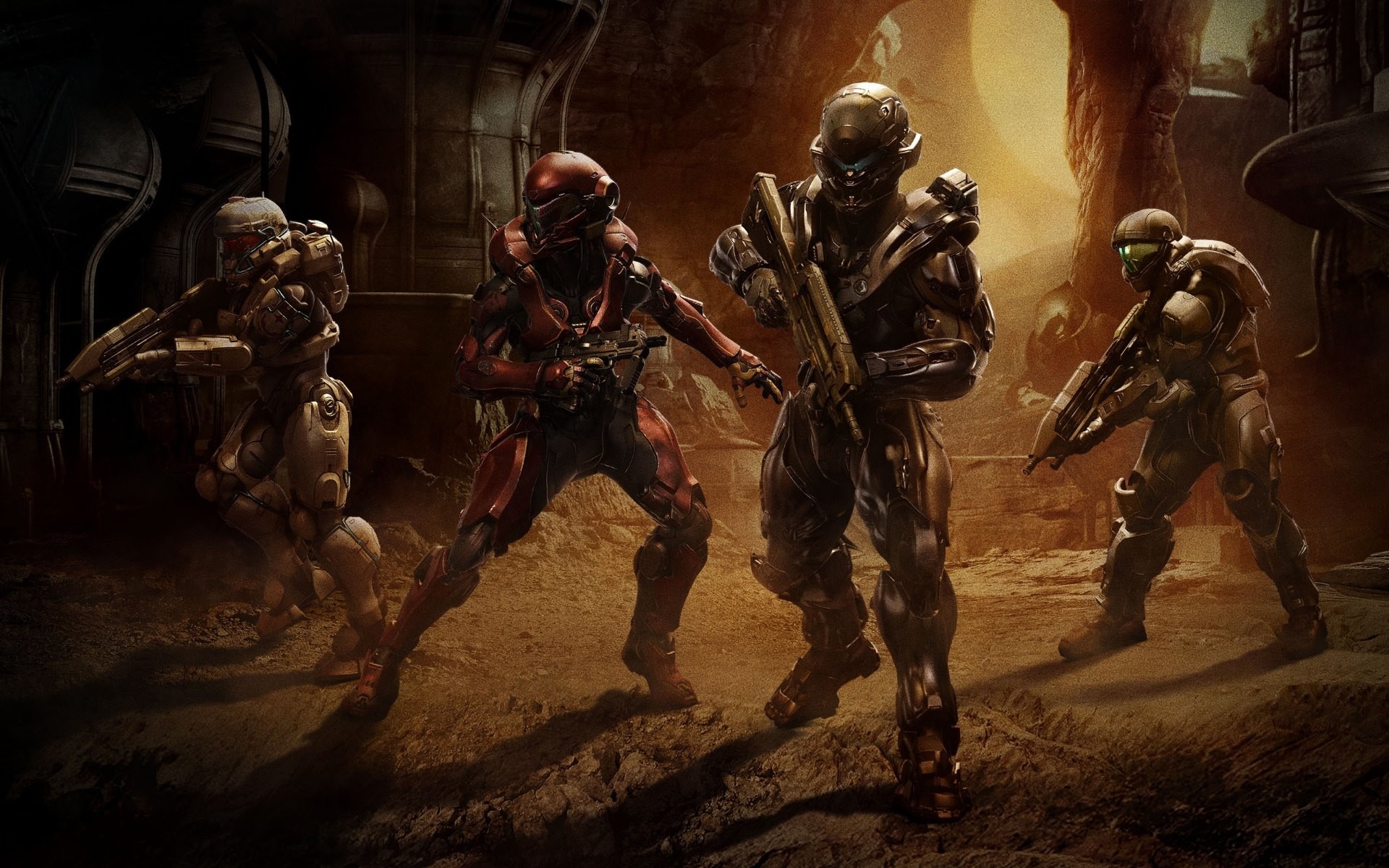 1920x1200 Halo 5 Guardians Team Locke in this HD wallpaper listed in HD and wide  sizes below