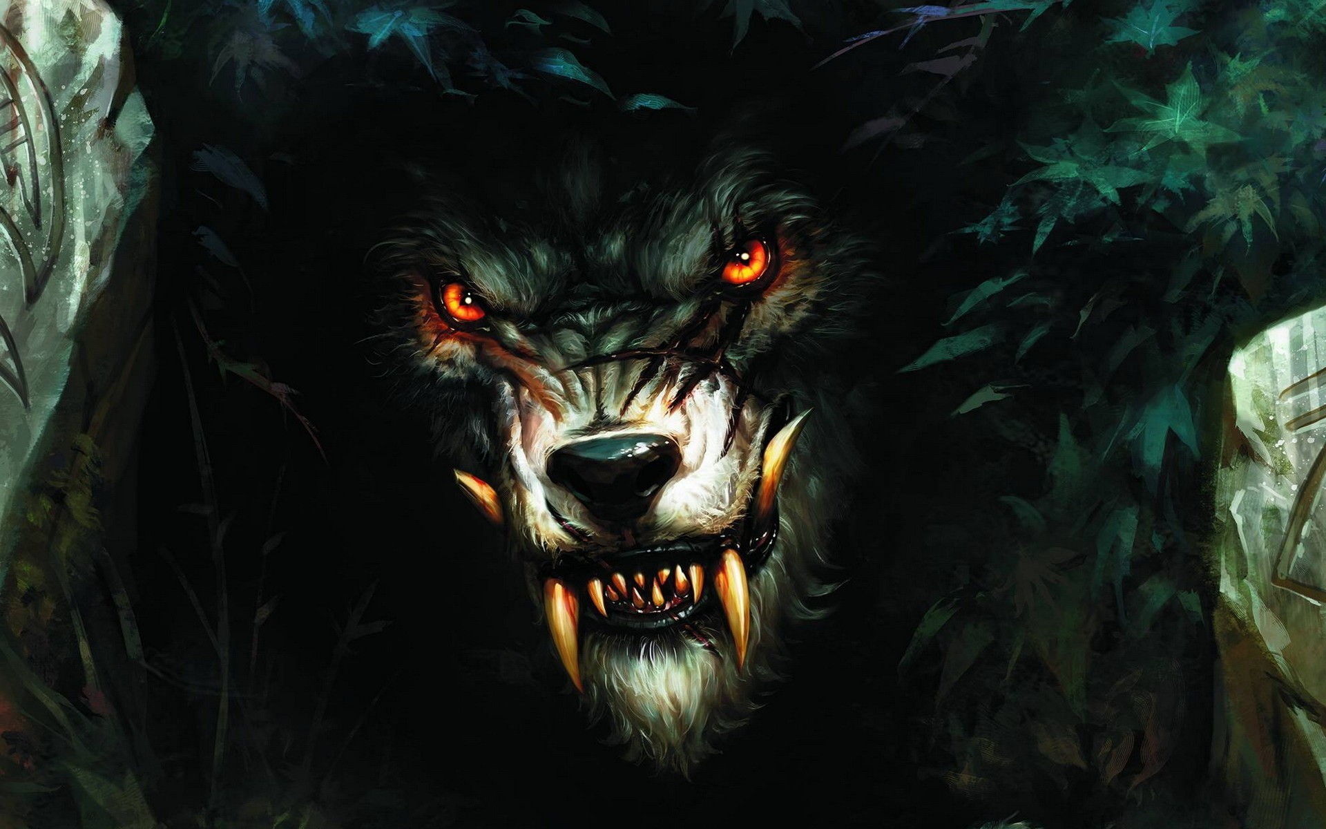1920x1200 Scary Wolves Worgen World Of Warcraft Cataclysm