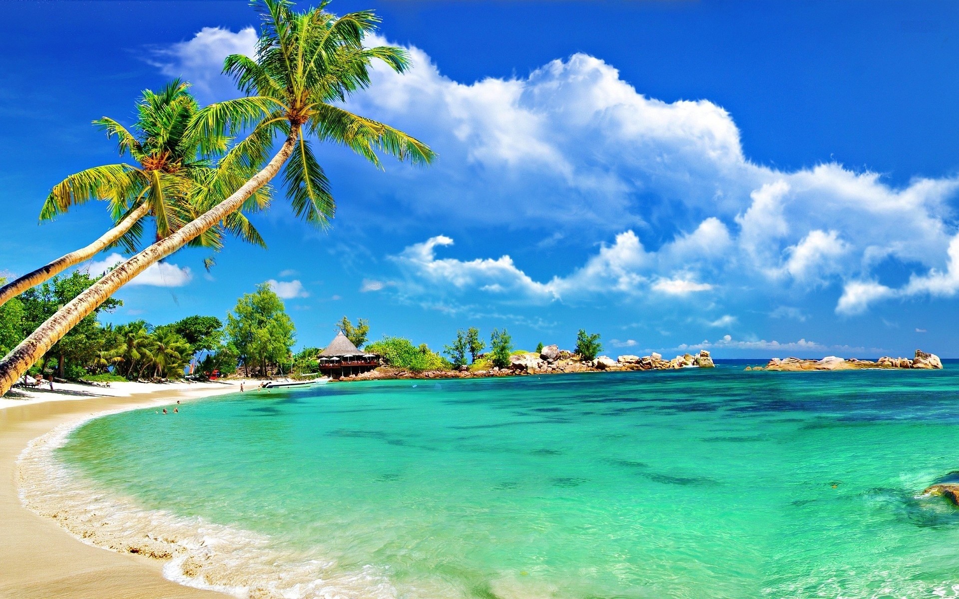 1920x1200 awesome tropical beach top wide wallpapers for desktop free