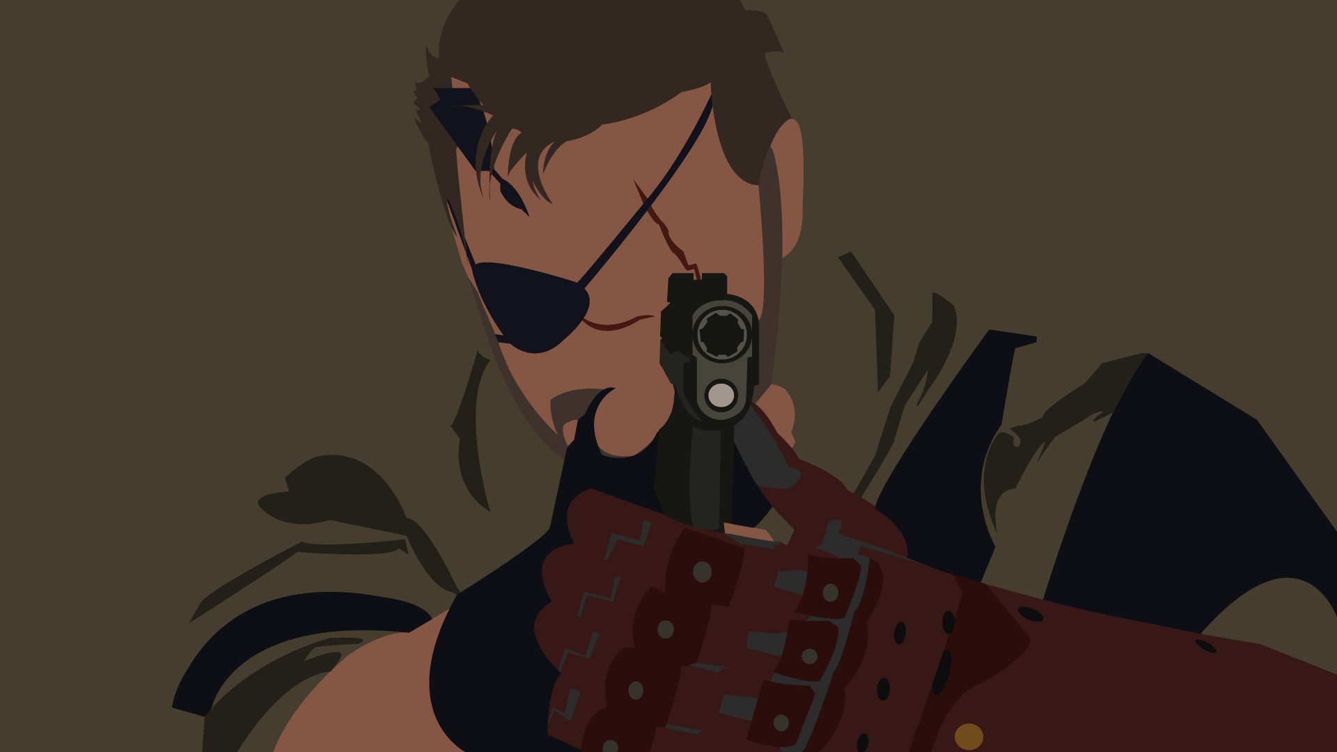 1920x1080 I create vector wallpapers for fun as a hobby. Latest one is Venom Snake!