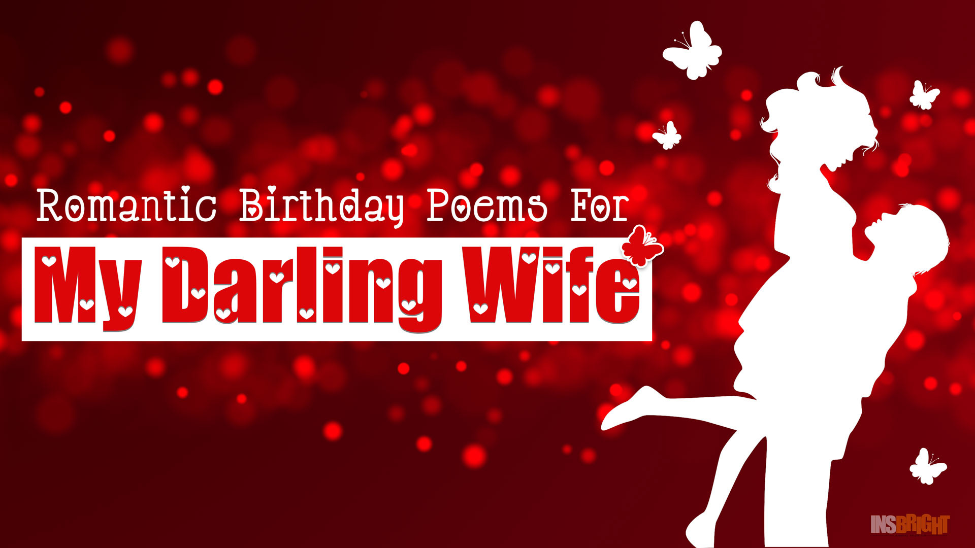 1920x1080 10+ Romantic Happy Birthday Poems For Wife With Love From Husband | Short  Birthday Poems For Her | Insbright