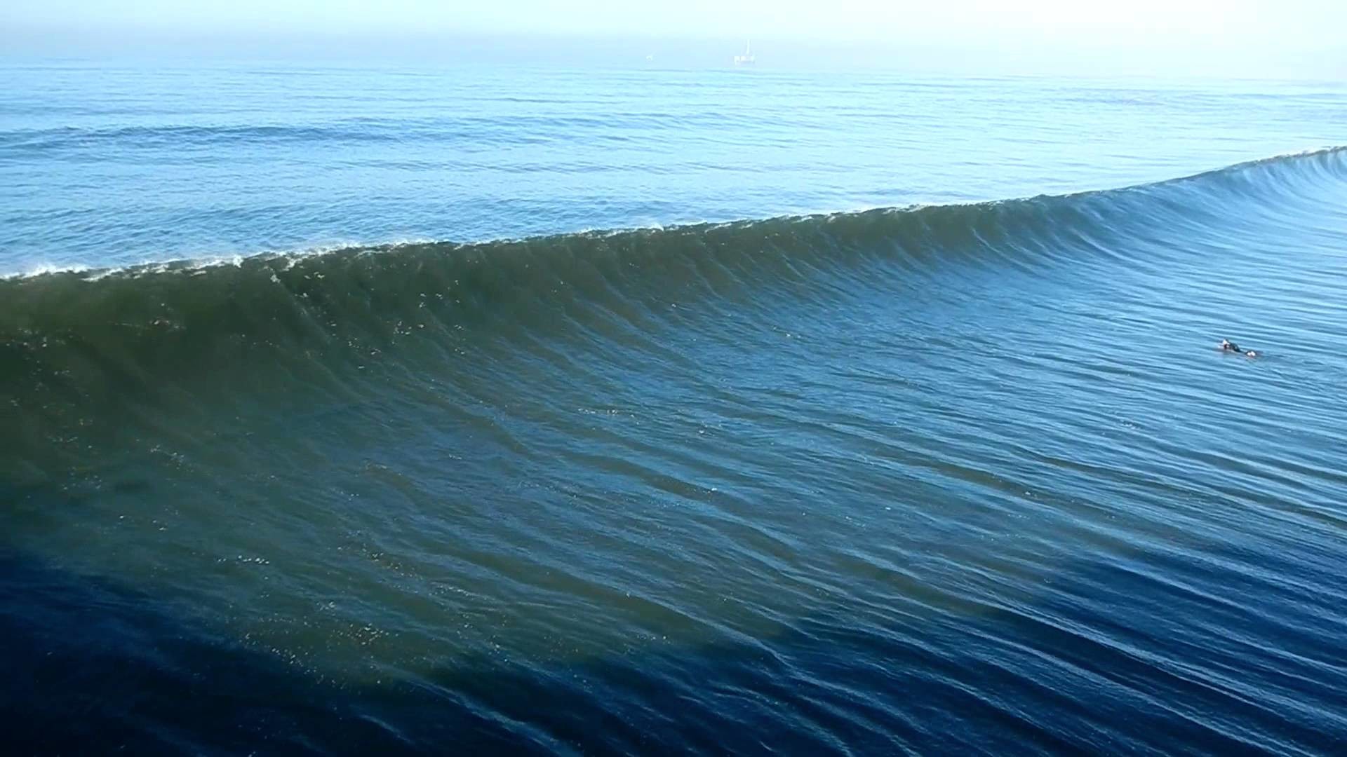 1920x1080 Surfer Paddles Out Through Big Waves, Huntington Beach, California, January  6, 2012 - YouTube