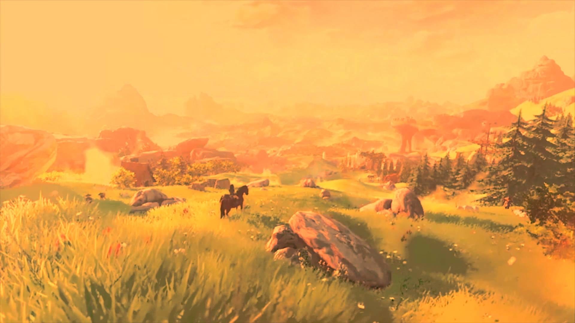 1920x1080 The Legend of Zelda Wii U - Looped landscape: Day to Night Transition -  YouTube