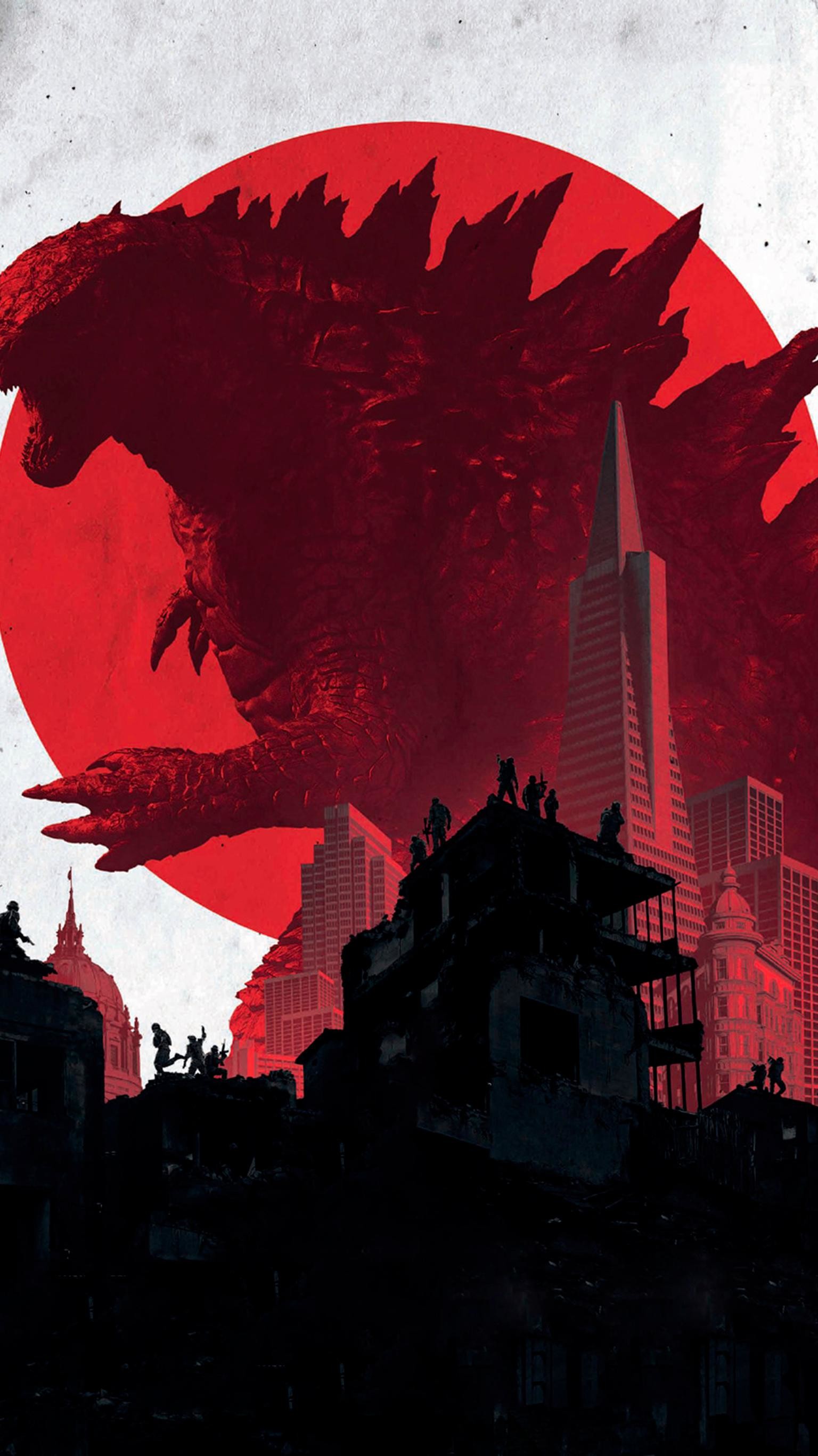 1536x2732 Wallpaper for "Godzilla" (2014)