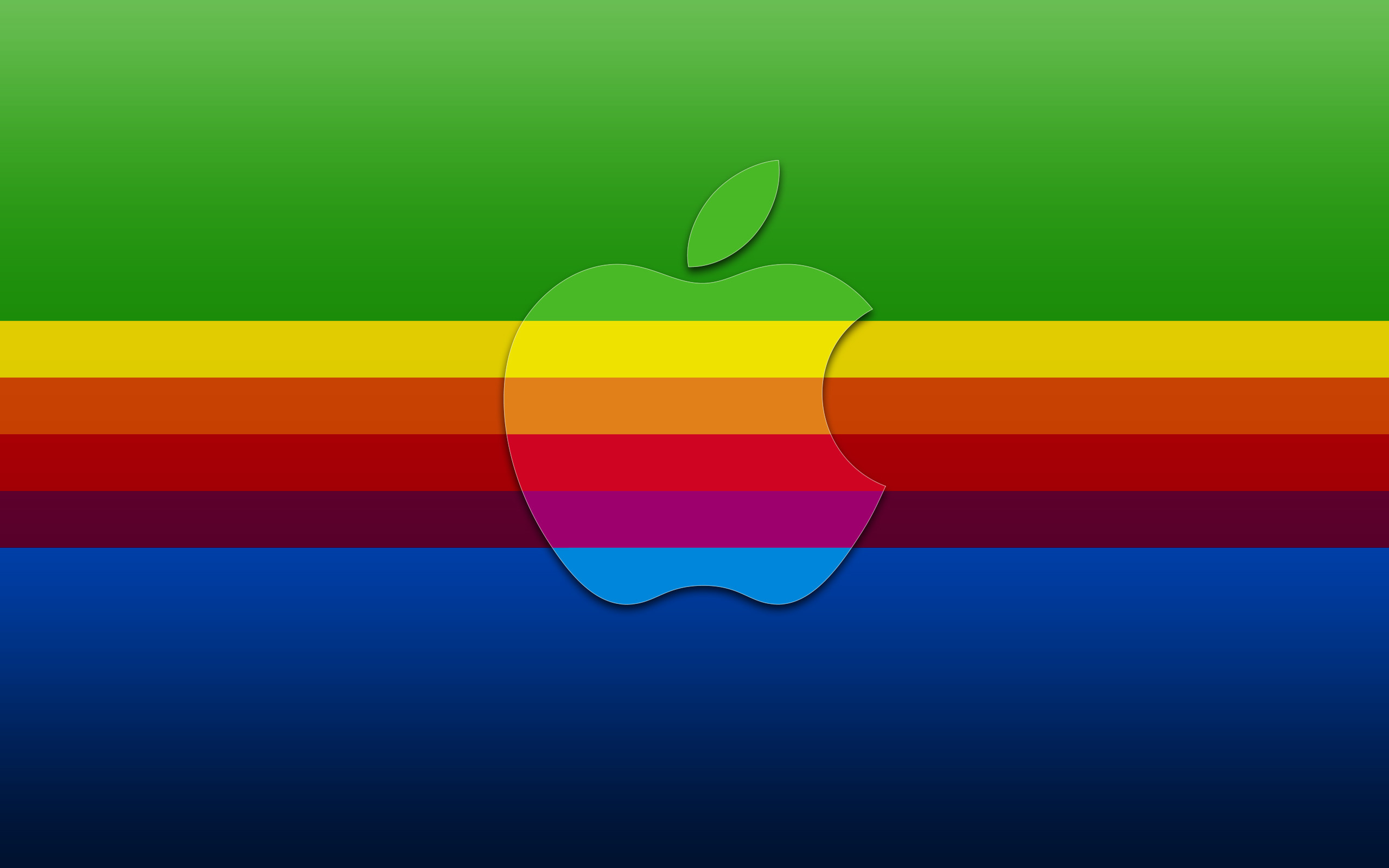 2560x1600 Apple in Colors WallPaper HD - http://imashon.com/brands-