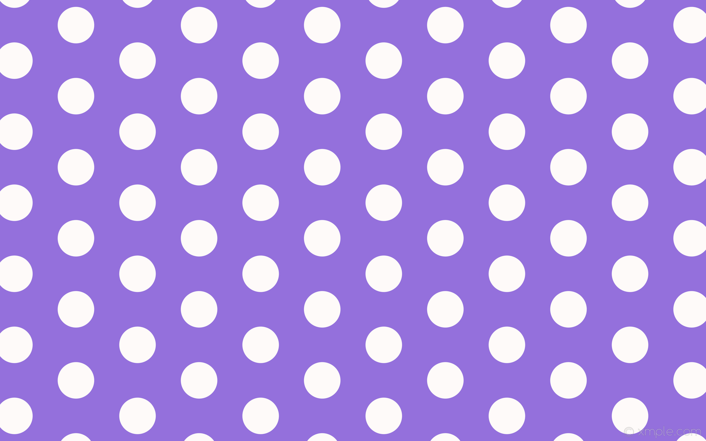 2880x1800 Purple And White Polka Dot Wallpaper