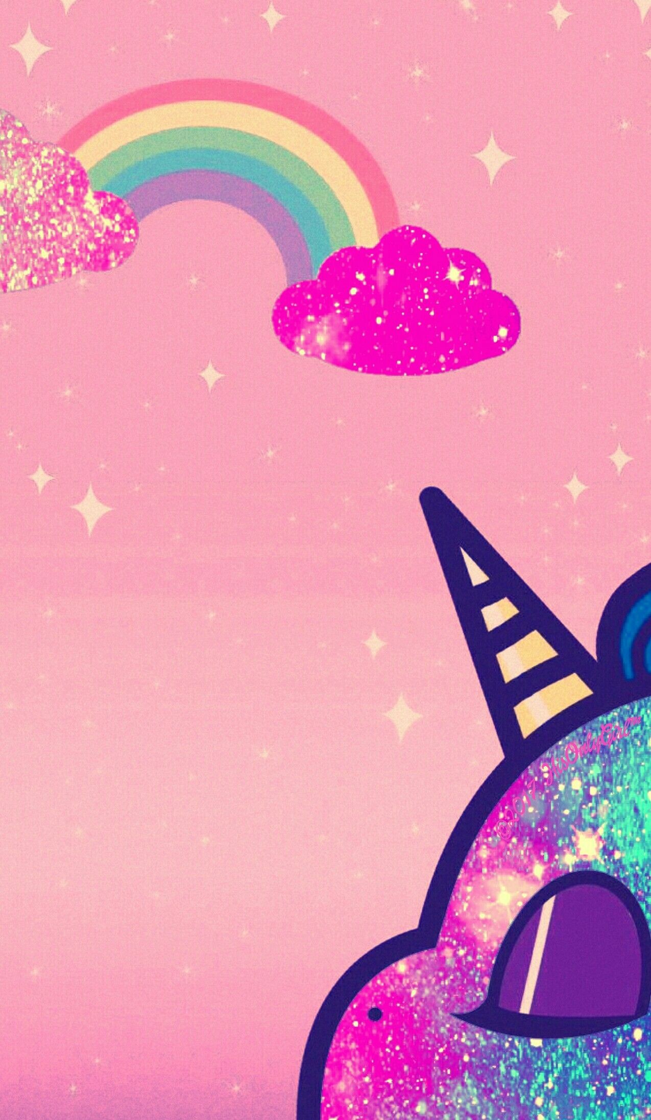 1275x2193 Sweet unicorn galaxy iPhone/Android wallpaper I created for the app CocoPPa.