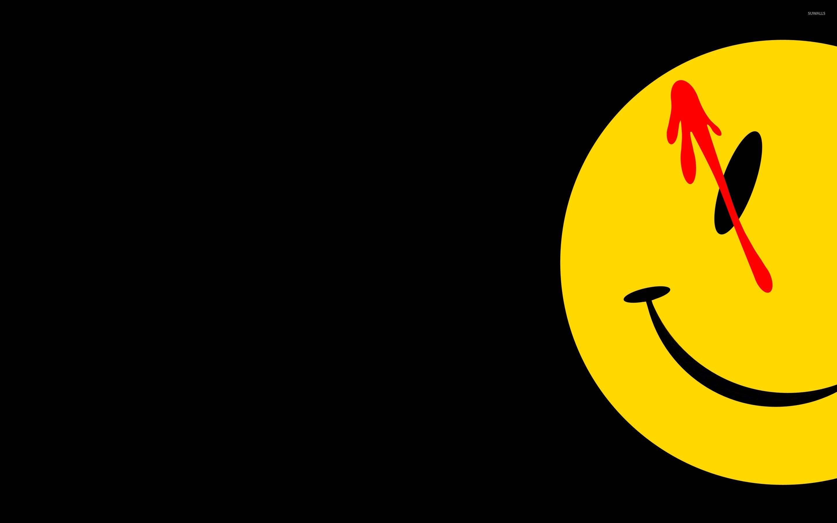 2880x1800 ... Watchmen Smiley Logo Wallpapers ...