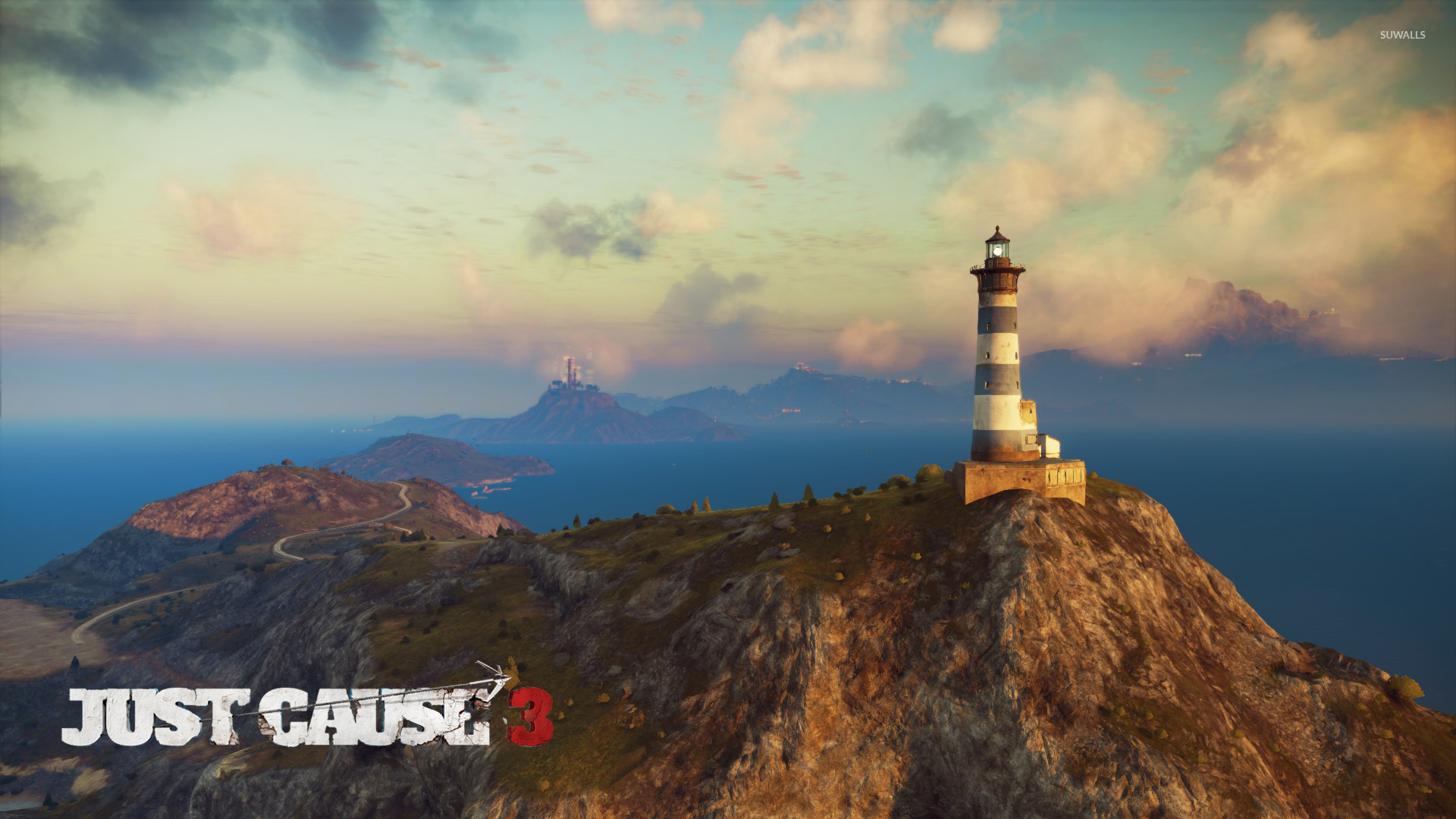 1920x1080 Lighthouse in Medici - Just Cause 3 wallpaper