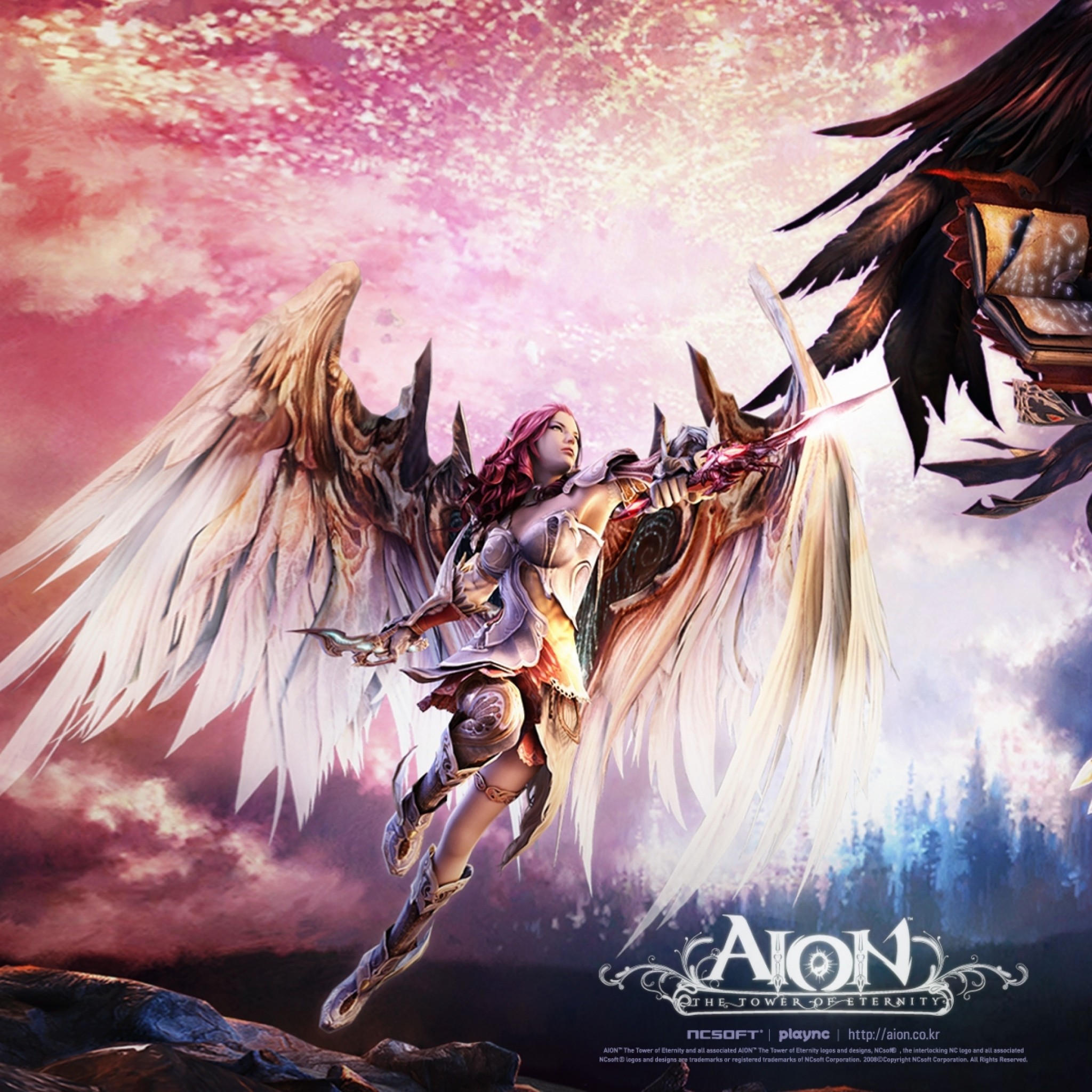 2048x2048  Wallpaper aion the tower of eternity, character, arm, armor, look