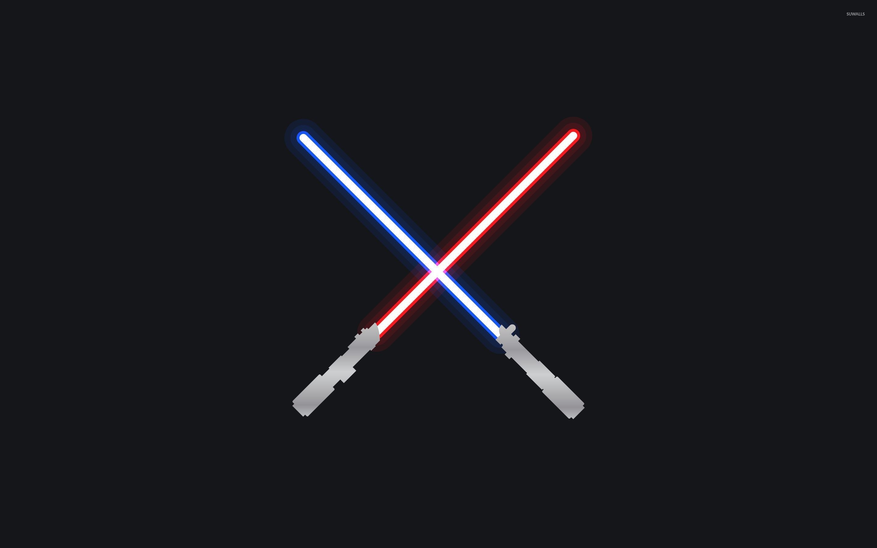 2880x1800 Jedi and Sith lightsabers wallpaper