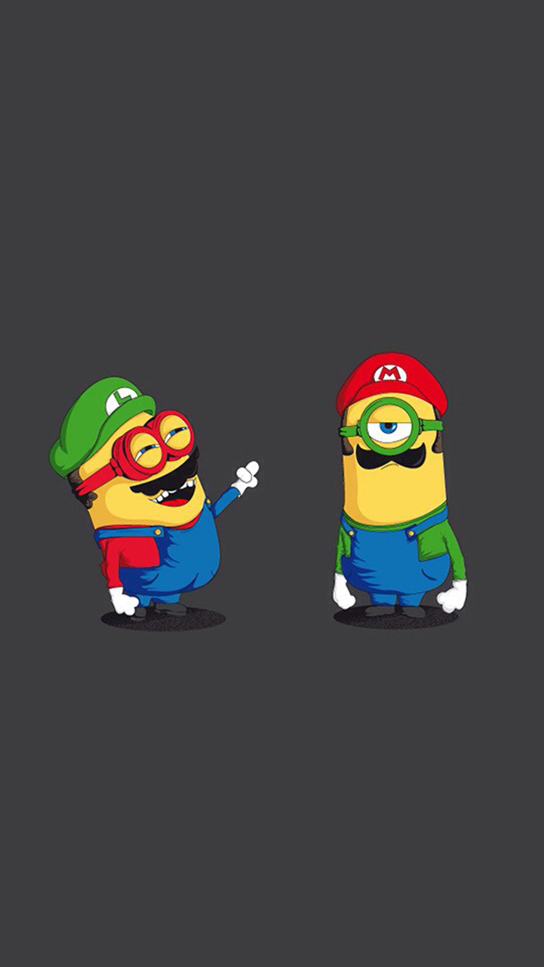 1080x1920 Funny Mario And Luigi Minions HD Wallpaper iPhone 6 plus
