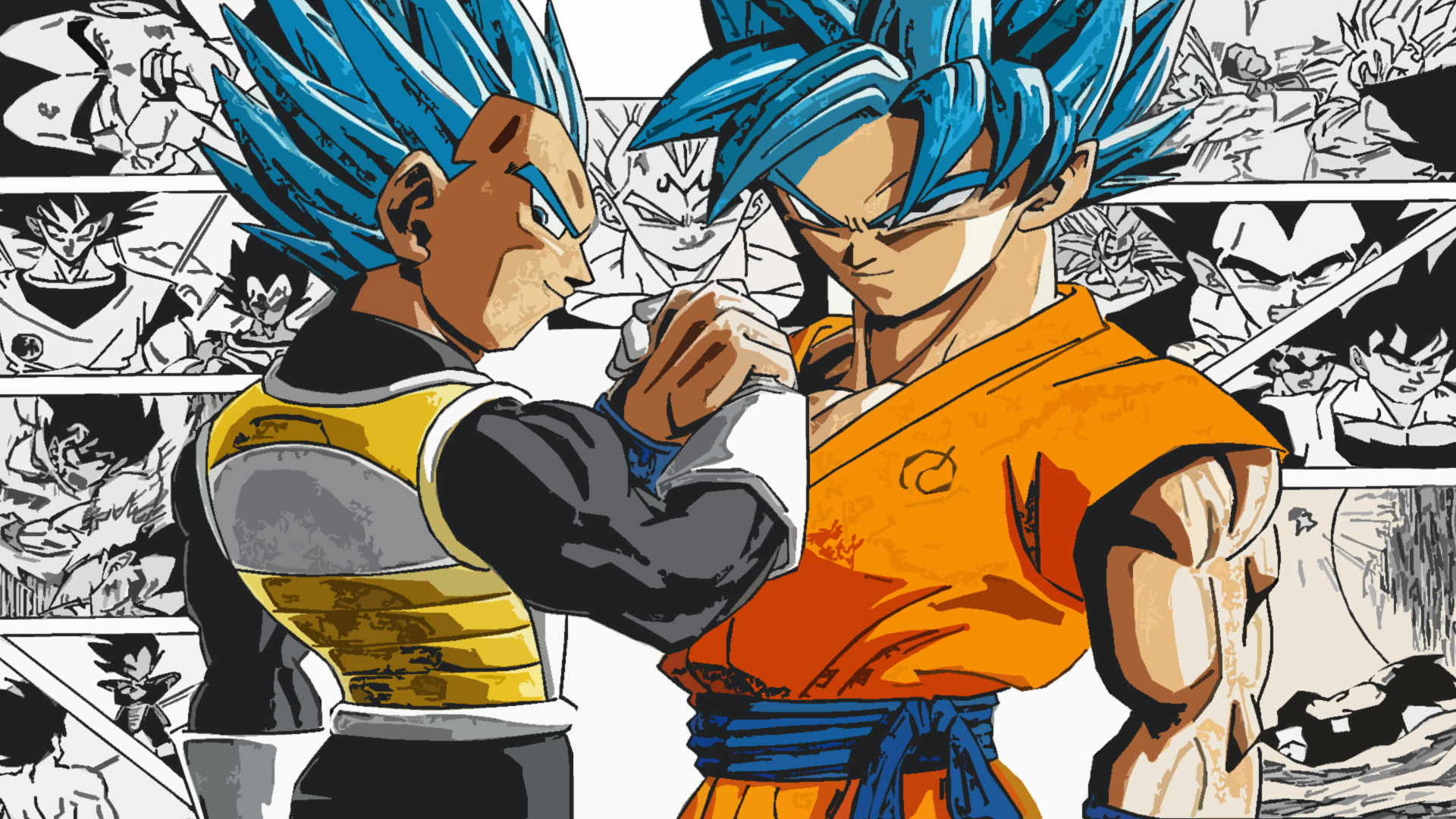 1920x1080 [] Goku and Vegeta Super Saiyan Blue Need #iPhone #6S #Plus # Wallpaper/ #Background for #IPhone6SPlus? Follow iPhone 6S Plus  3Wallpapers/ …