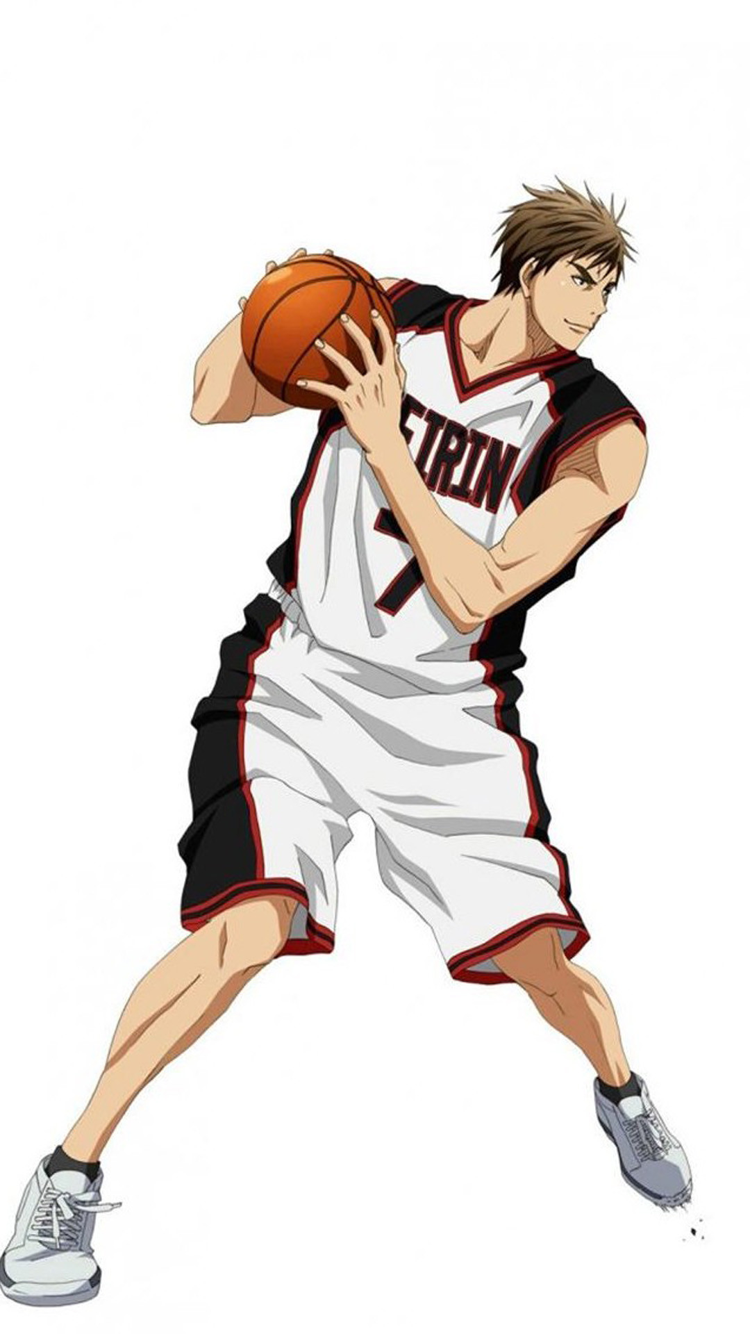 1080x1920 Sport Basketball Player White Art Illustration Anime