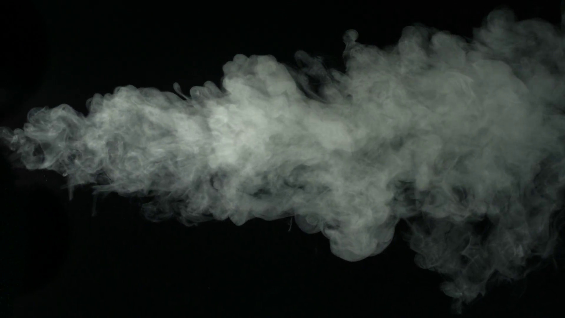 1920x1080 Subscription Library Smoke on black background, Slow Motion