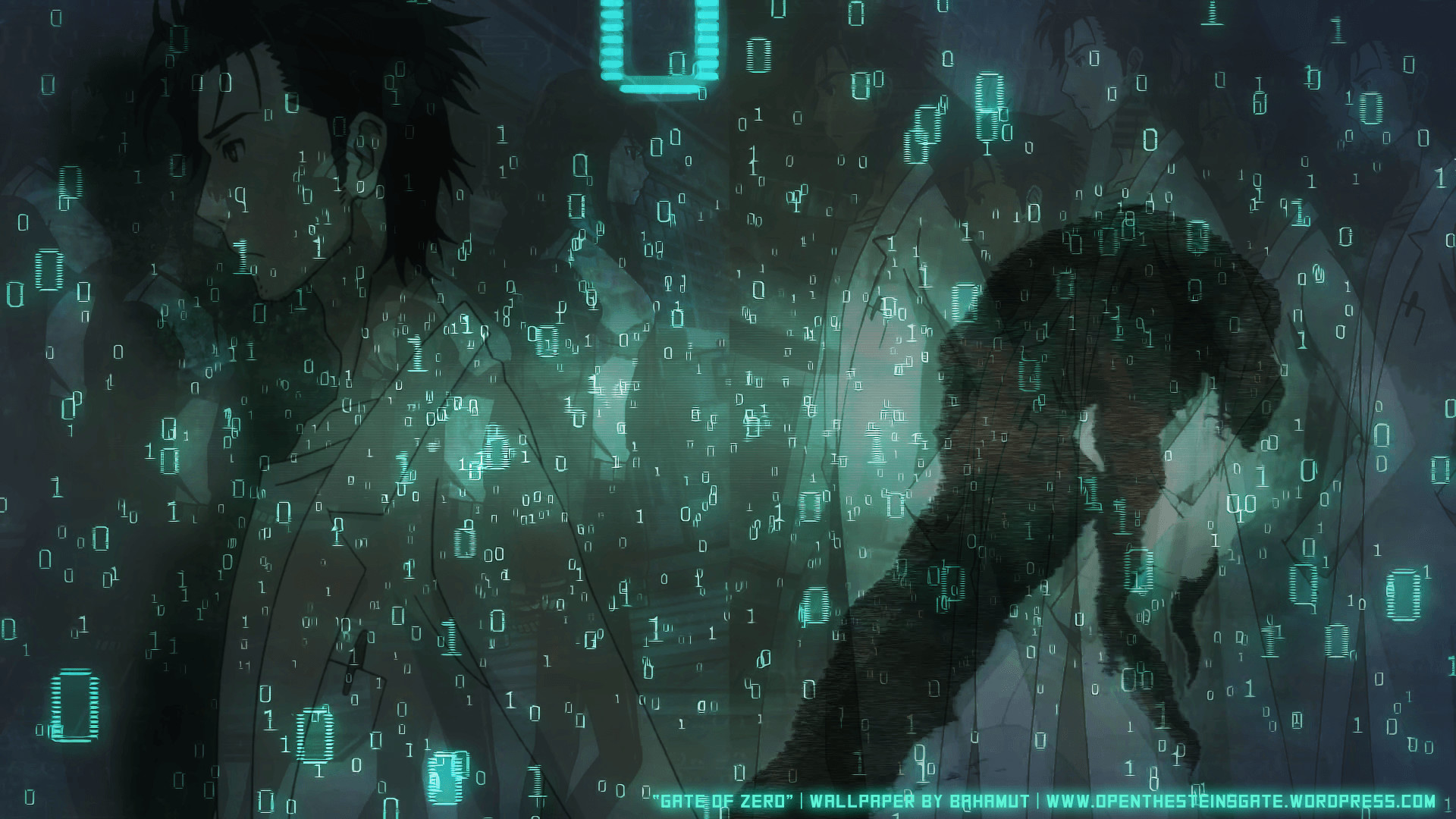 1920x1080 Gate of Zero" a wallpaper that I made inspired by the Steins;Gate .