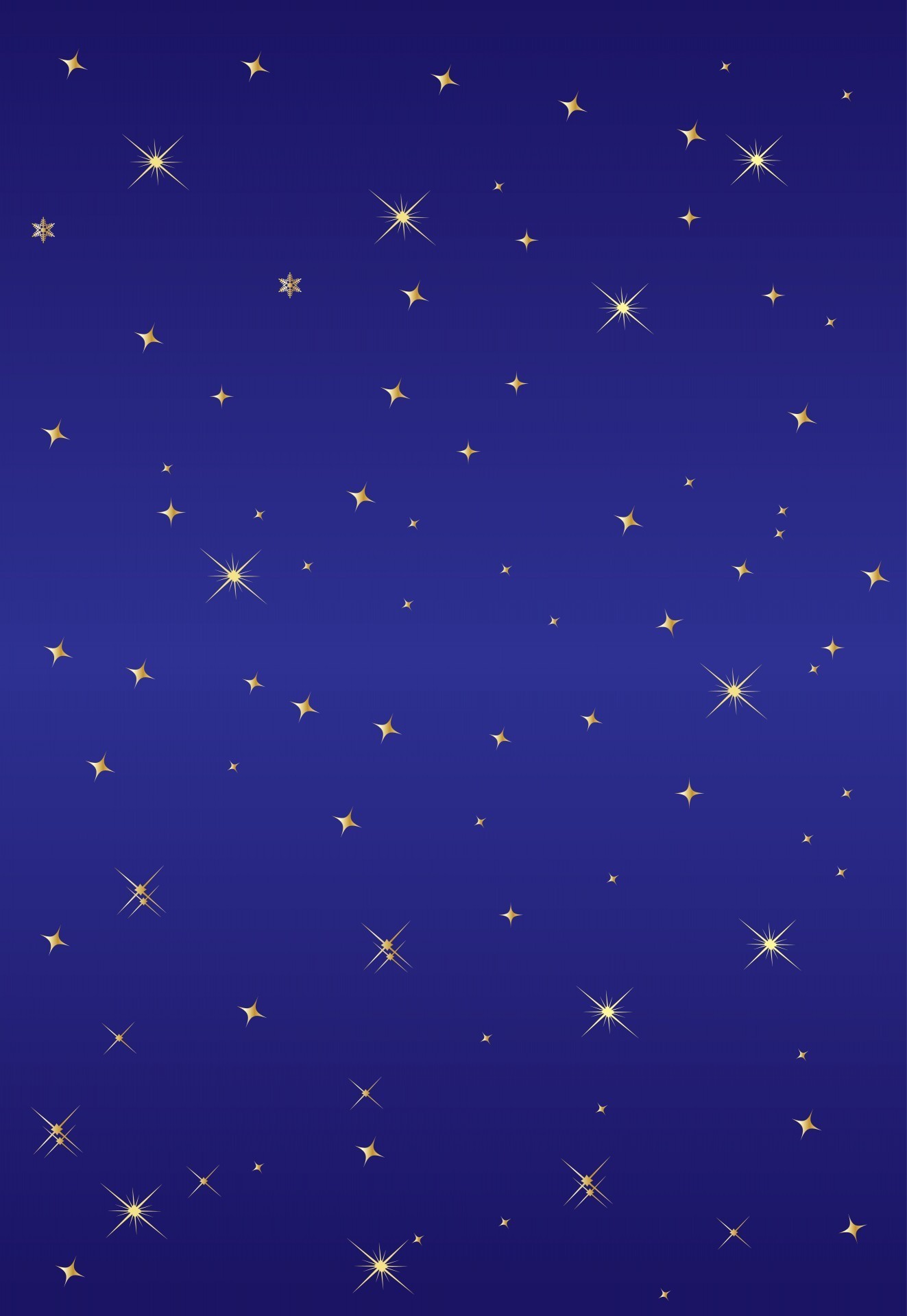 1323x1920  Blue Background Gold Stars