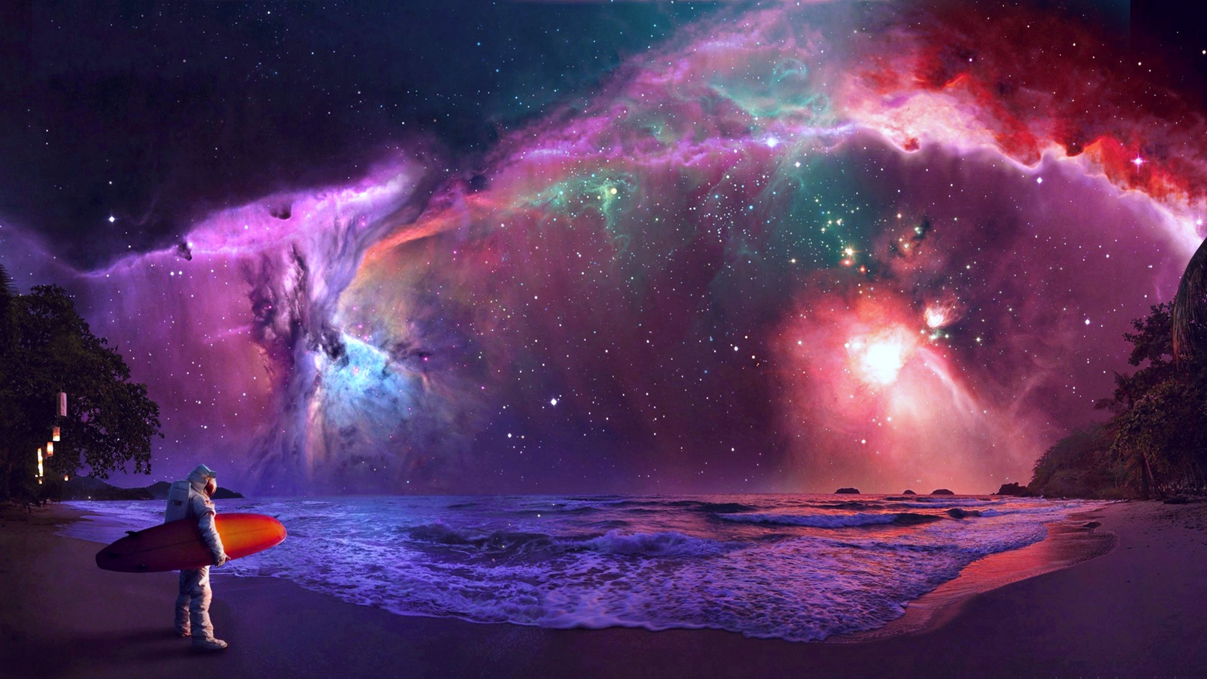 3840x2160 Nebula galaxy stars fantasy magical space suns Planets wallpaper |   | 621444 | WallpaperUP