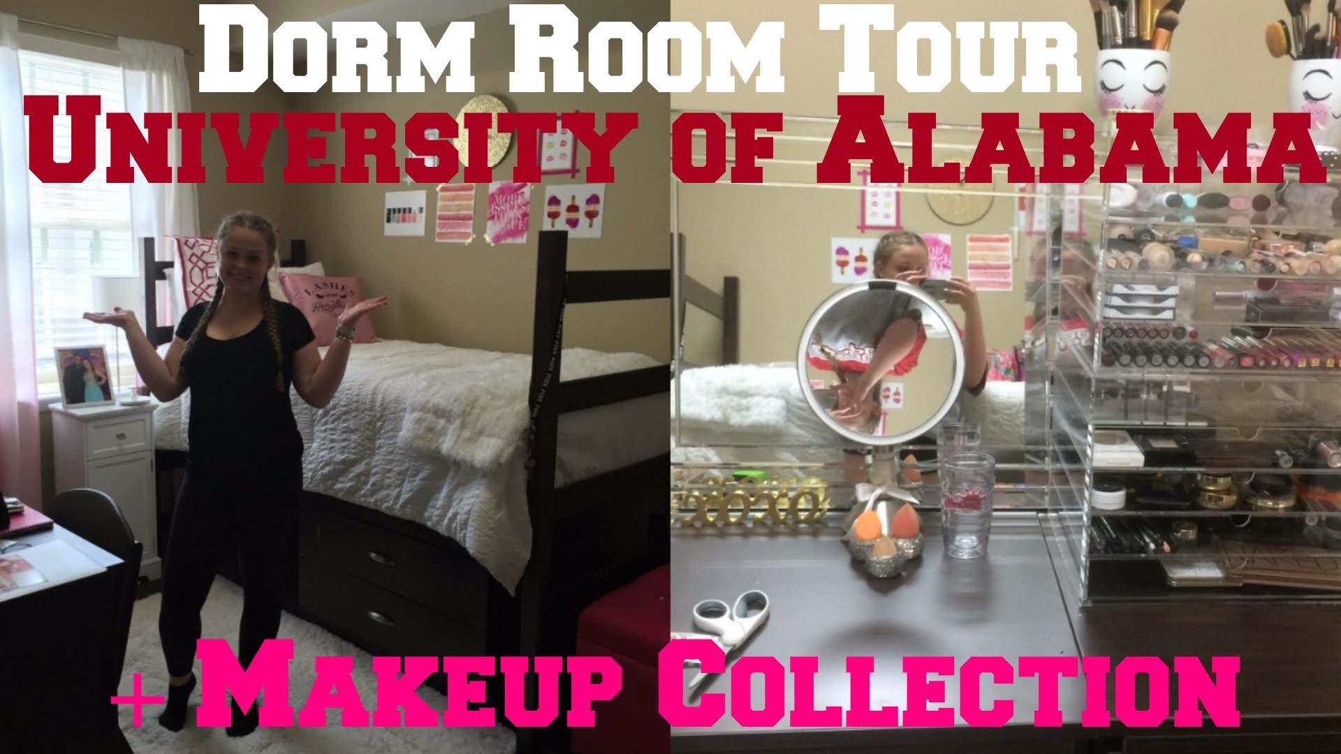 1920x1080 University of Alabama Dorm Room Tour | Presidential 2 (Part1) | Makeup  Collection - YouTube