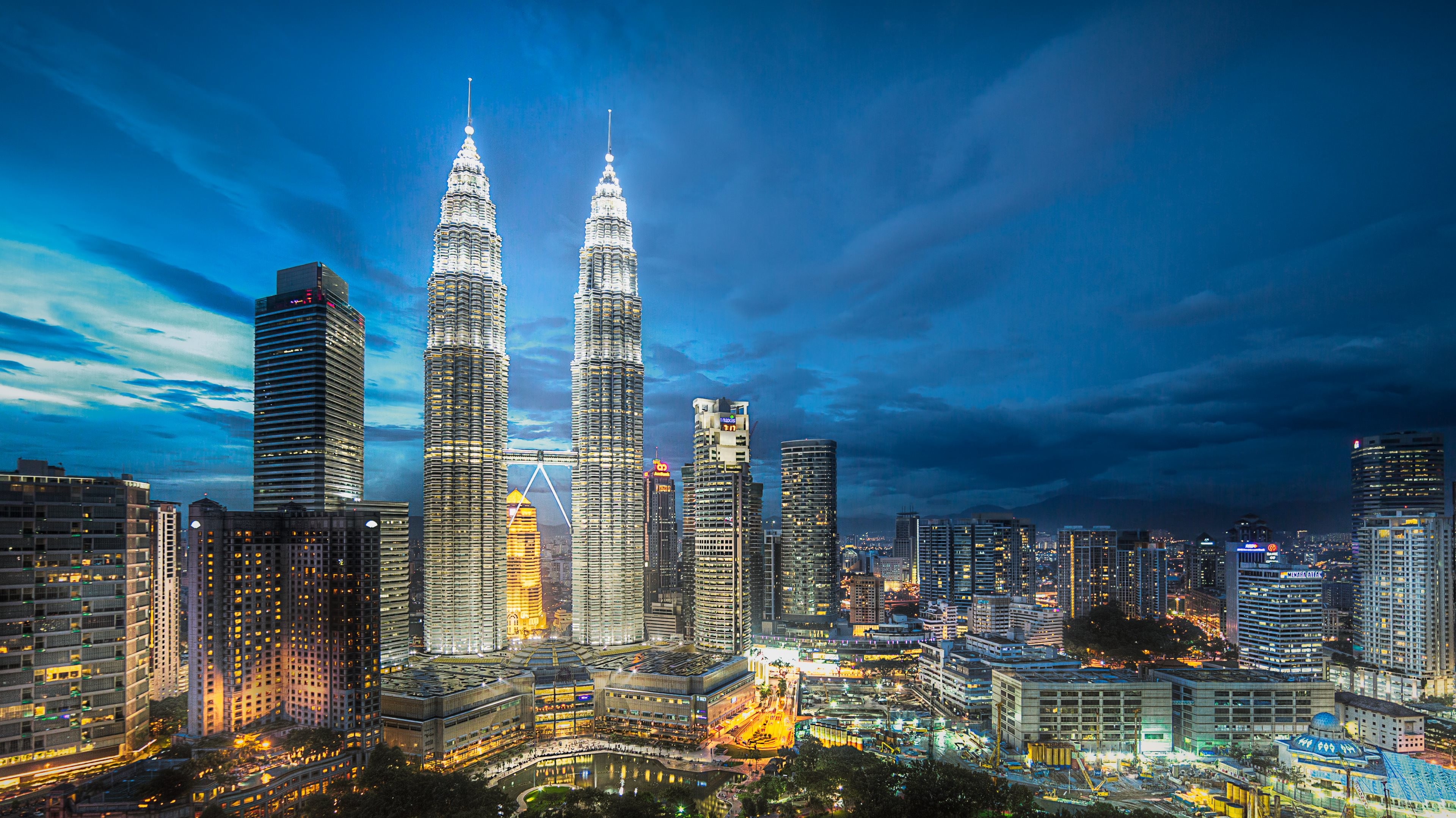 3840x2160 Menschengemacht - Petronas Towers GebÃ¤ude Wallpaper