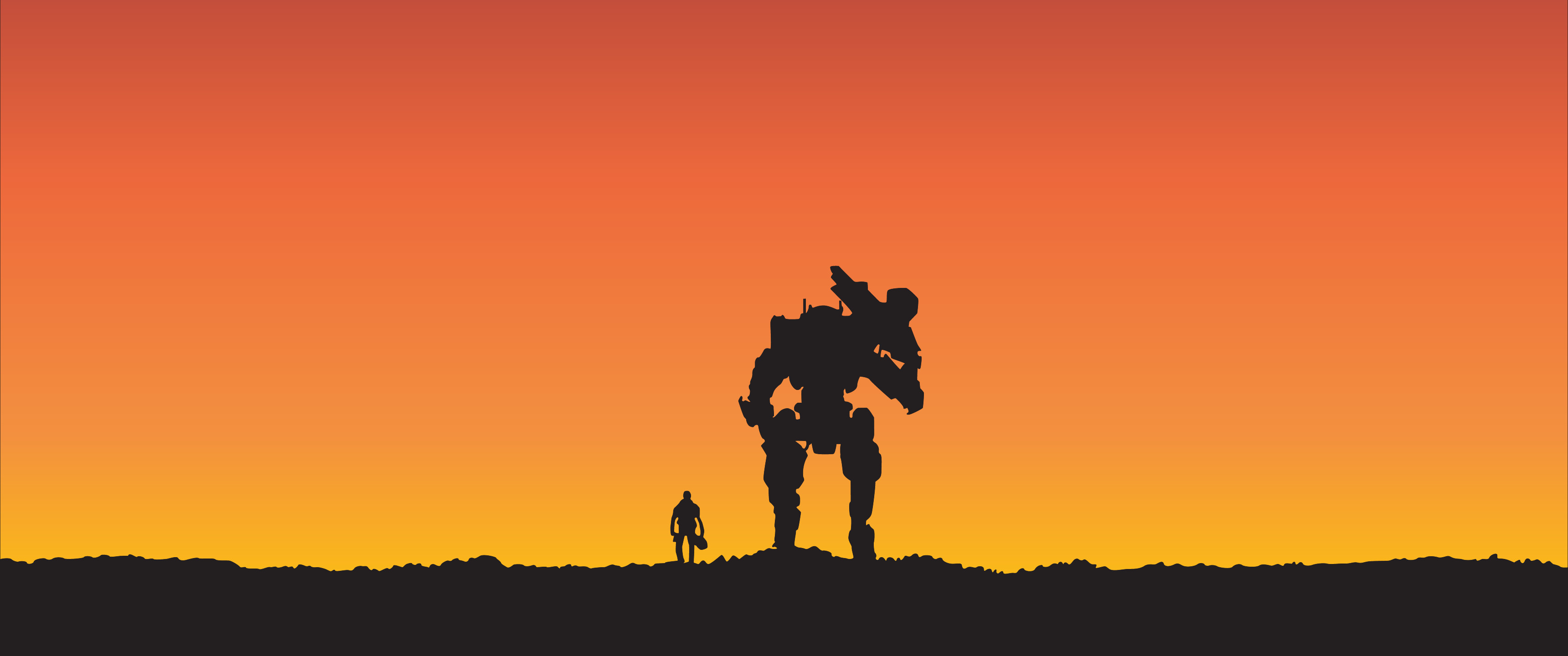 3440x1440 I was told to post this here, a Titanfall 2 wallpaper I made. Enjoy!