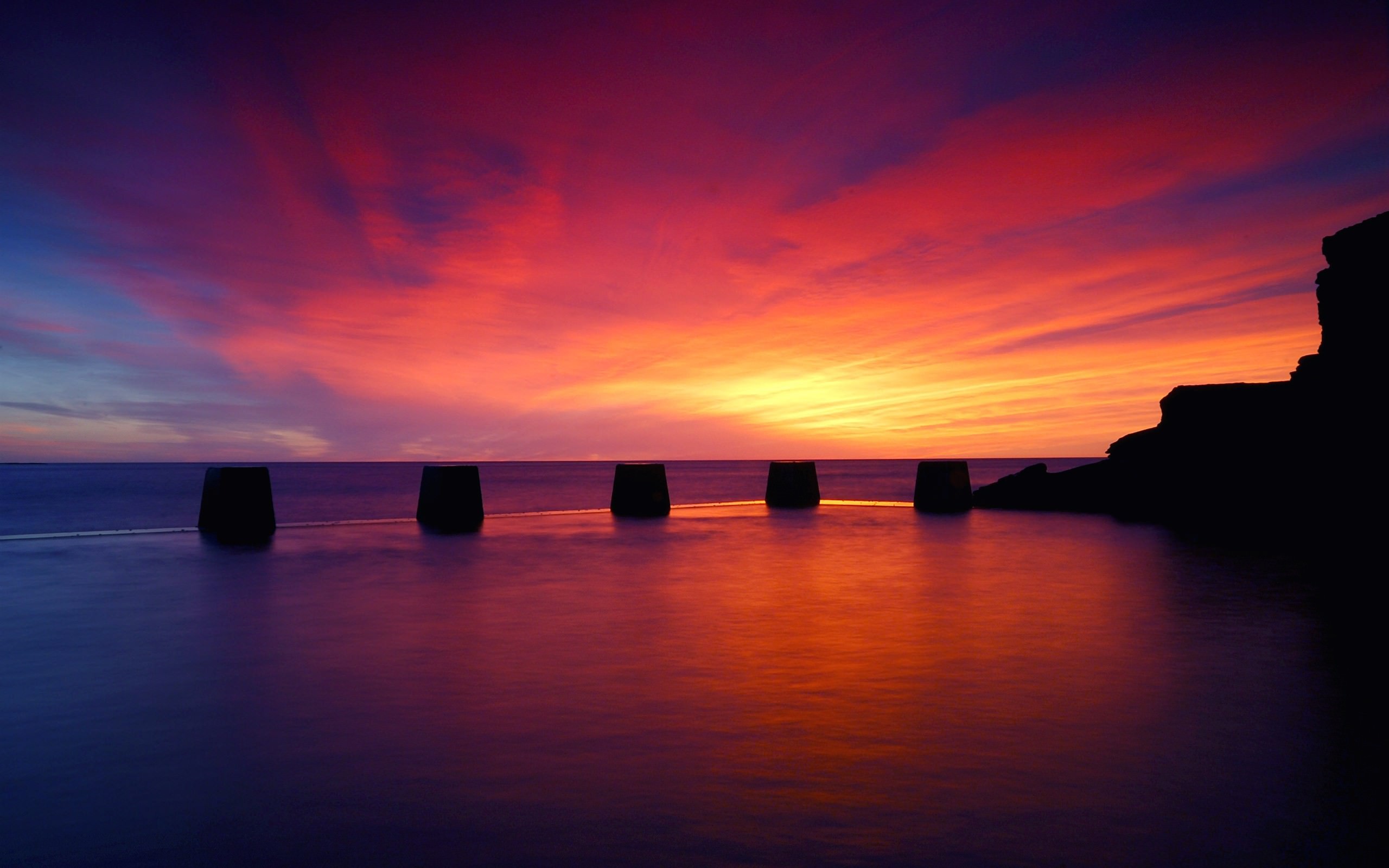 2560x1600 10+ Best Beach Sunset Desktop Wallpapers|FreeCreatives