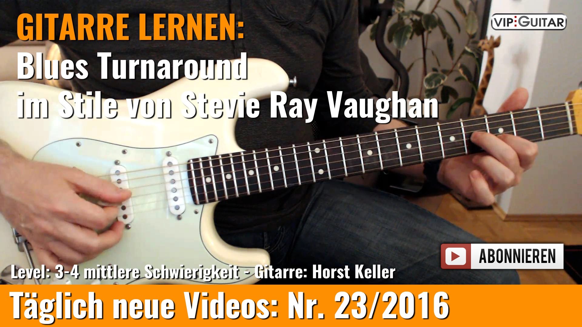 1920x1080 TÃ¤gliche Ãbung: Blues Turnaround im Stile von Stevie Ray Vaughan -  vip-guitar.de