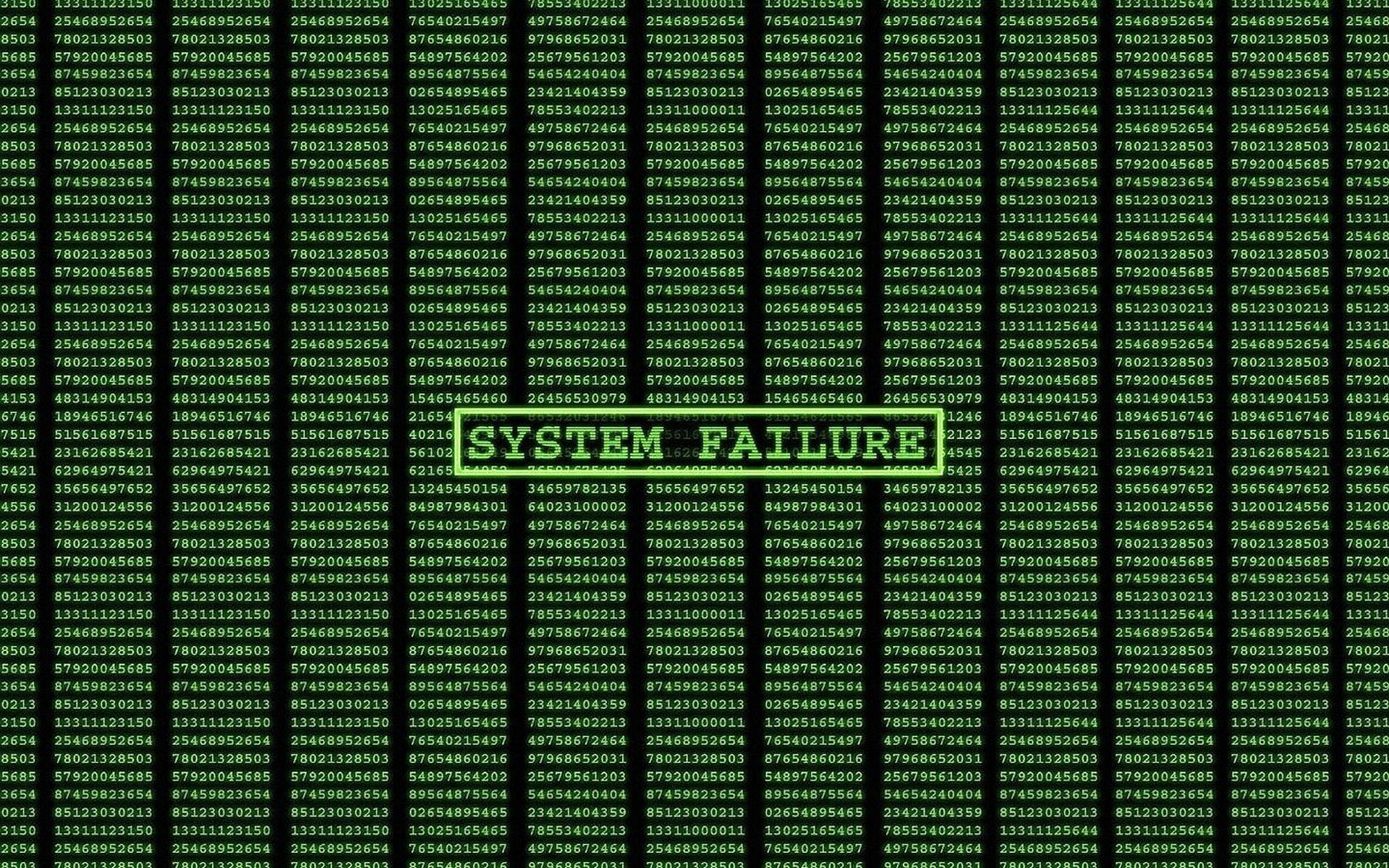 1920x1200  System Failure The Matrix HD Wallpaper.