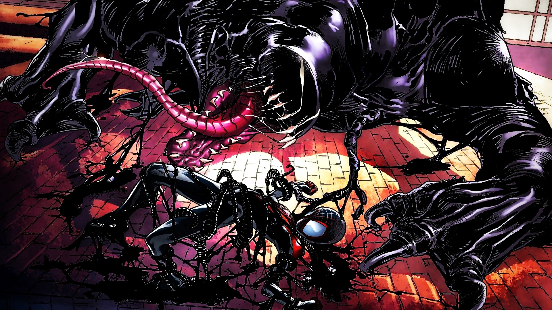 1920x1080 ... ProfessorAdagio The Ultimate Spider-Man Venom War by ProfessorAdagio