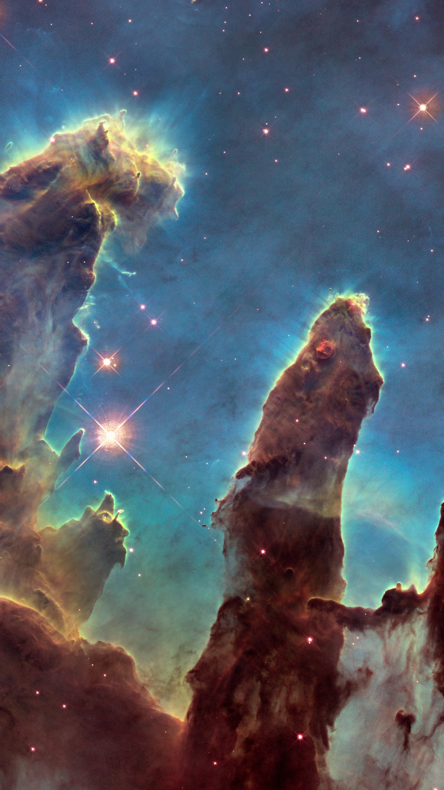 1440x2560 The Eagle Nebula's Pillars of Creation |  wallpaper