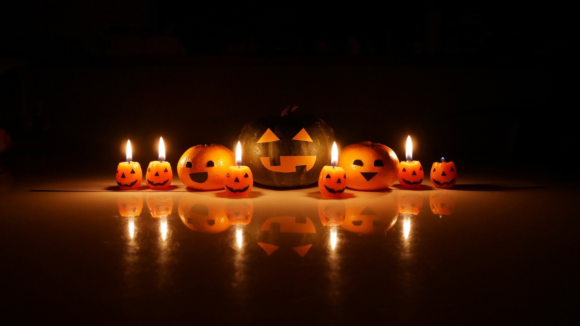 1920x1080 Pumpkin Dark Night Halloween