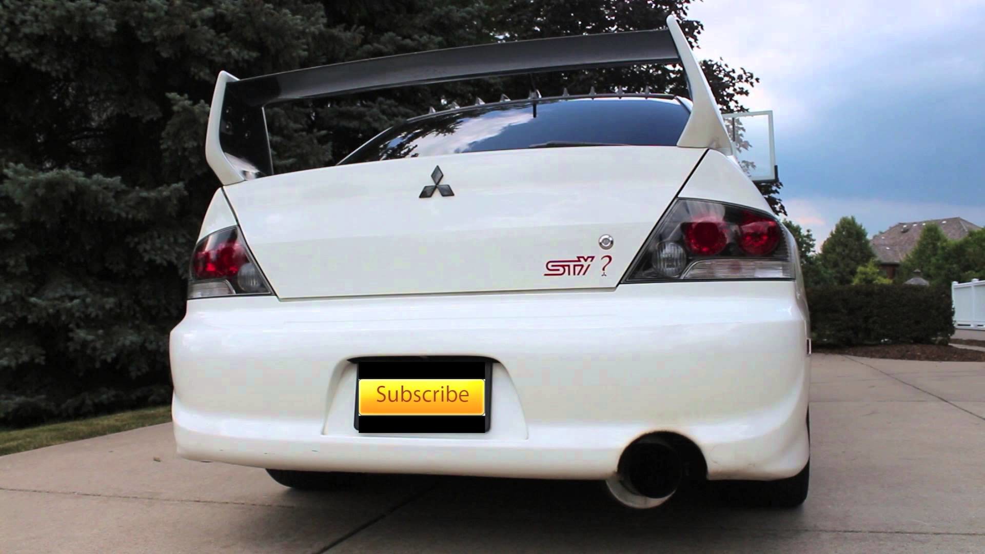 1920x1080 Mitsubishi Evolution Evo VIII 8 Exhaust Review | Sound Demo With Reving &  Start-Up