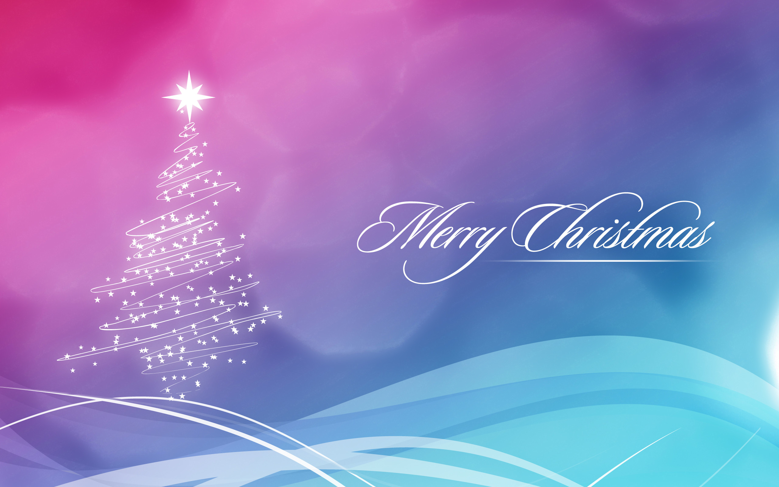 2560x1600 Blue and Pink Christmas Wallpaper wallpapers and stock photos