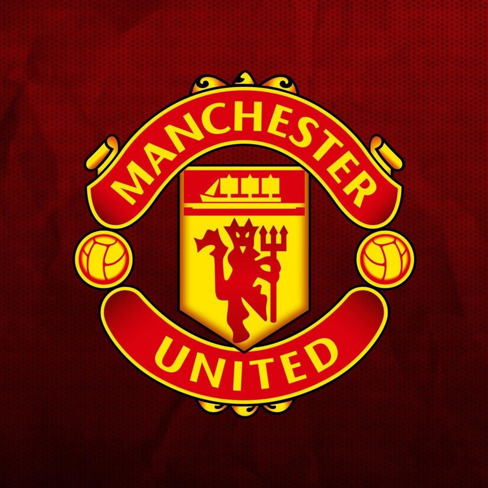 2048x2048  Manchester United Wallpaper | Manchester United Logo | Manchester  United Devil Logo