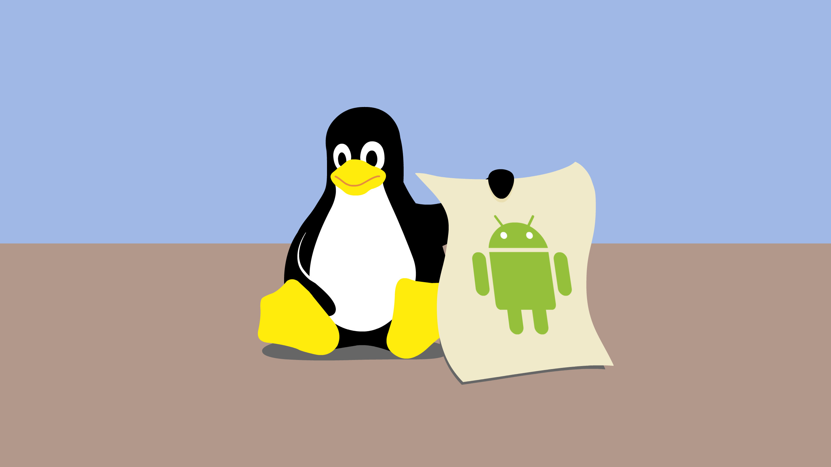 Пингвин линукс арт