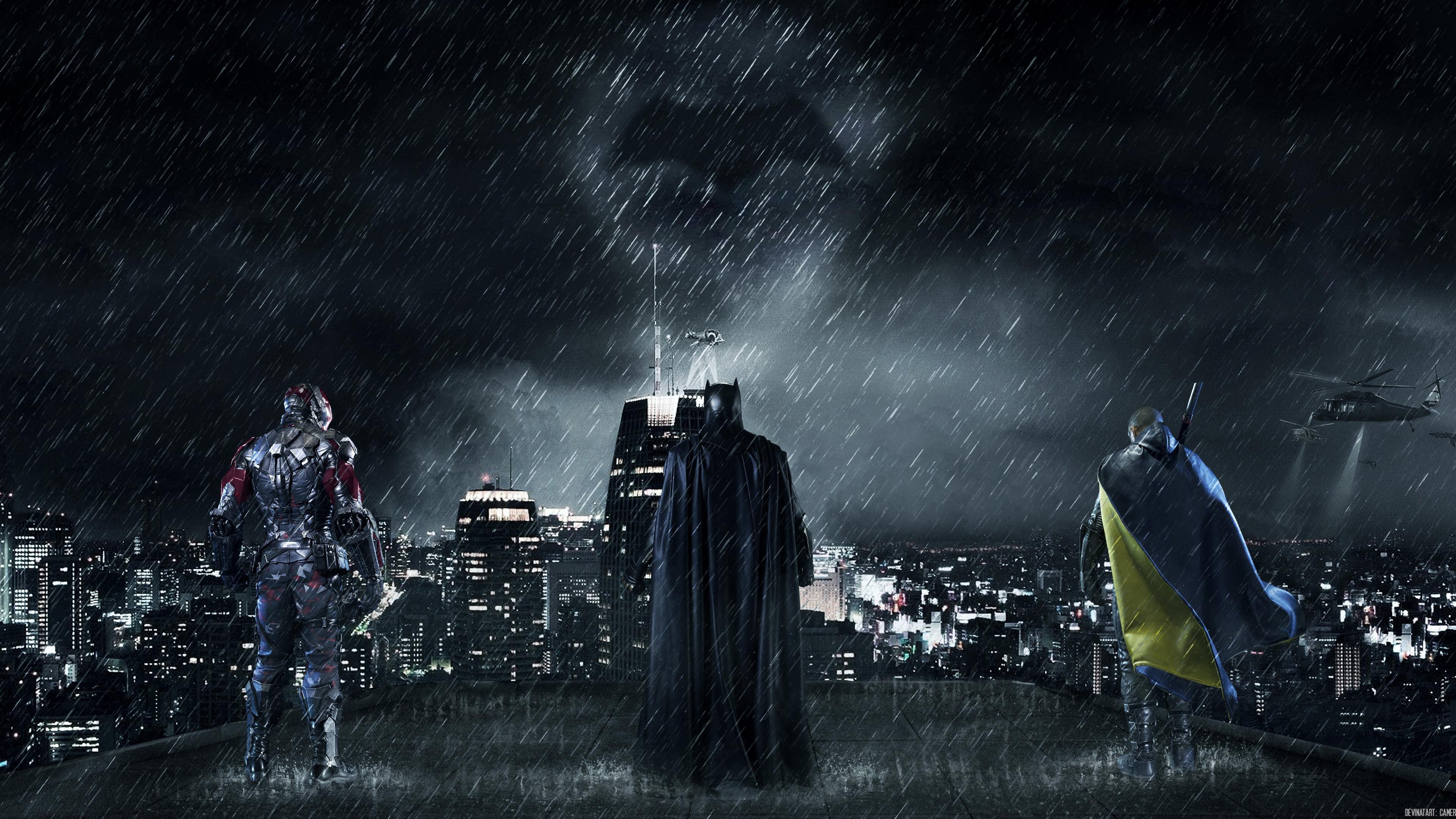 3840x2160  Batman Gotham City 4K