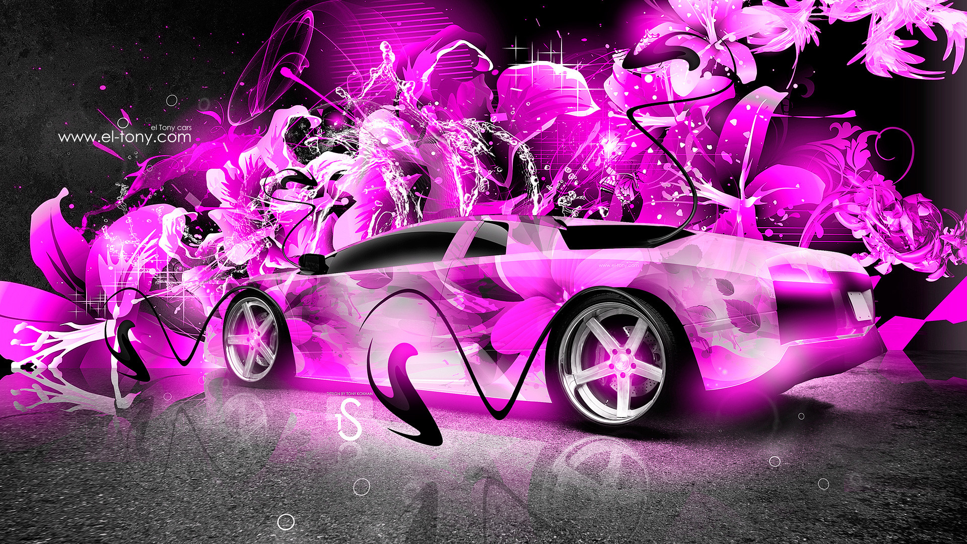 1920x1080 ... Lamborghini-Murcielago-Super-Abstract-Car-2013-Pink-HD- ...