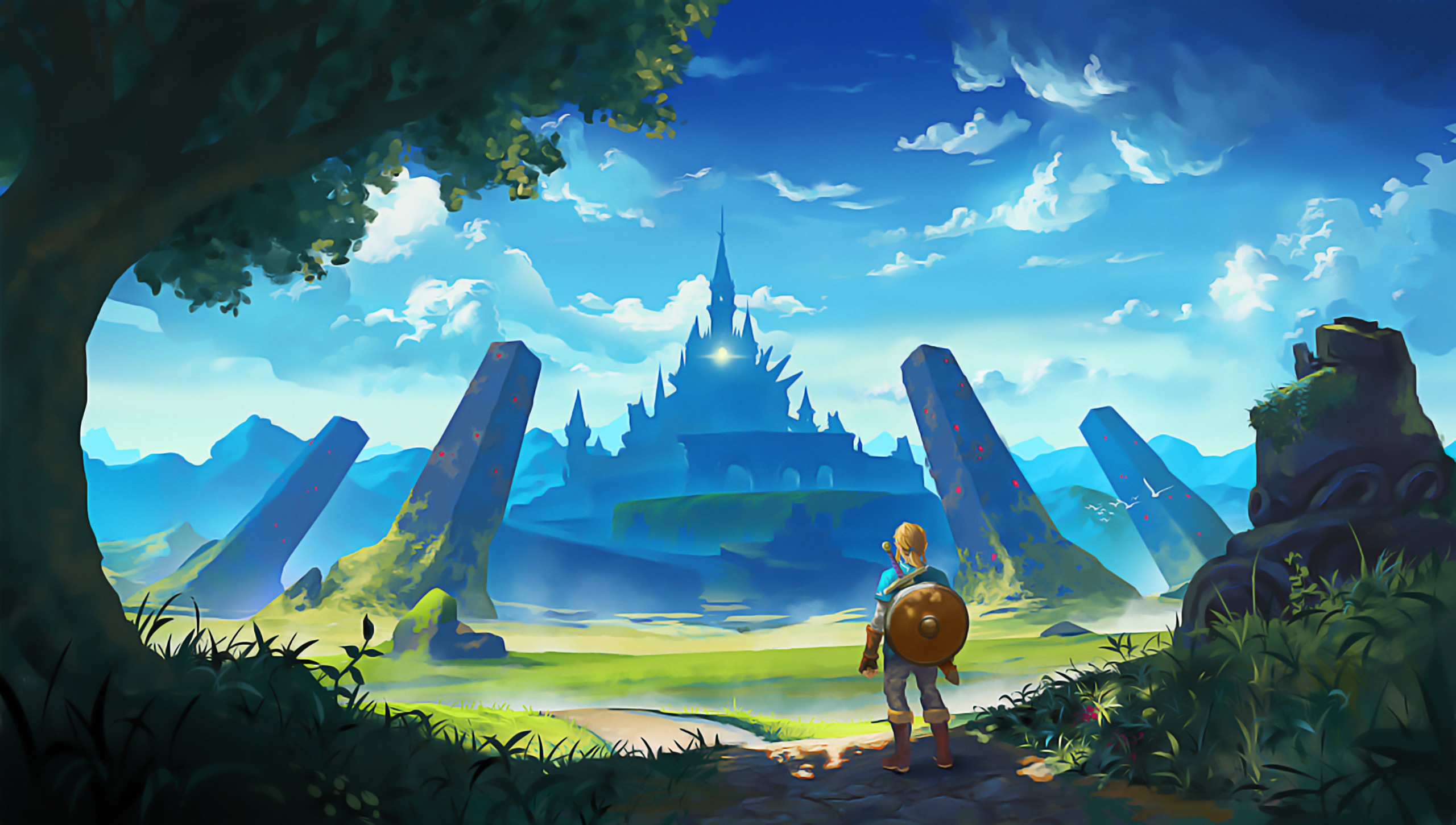 2560x1451 Computerspiele - The Legend of Zelda: Breath of the Wild Link The Legend of  Zelda