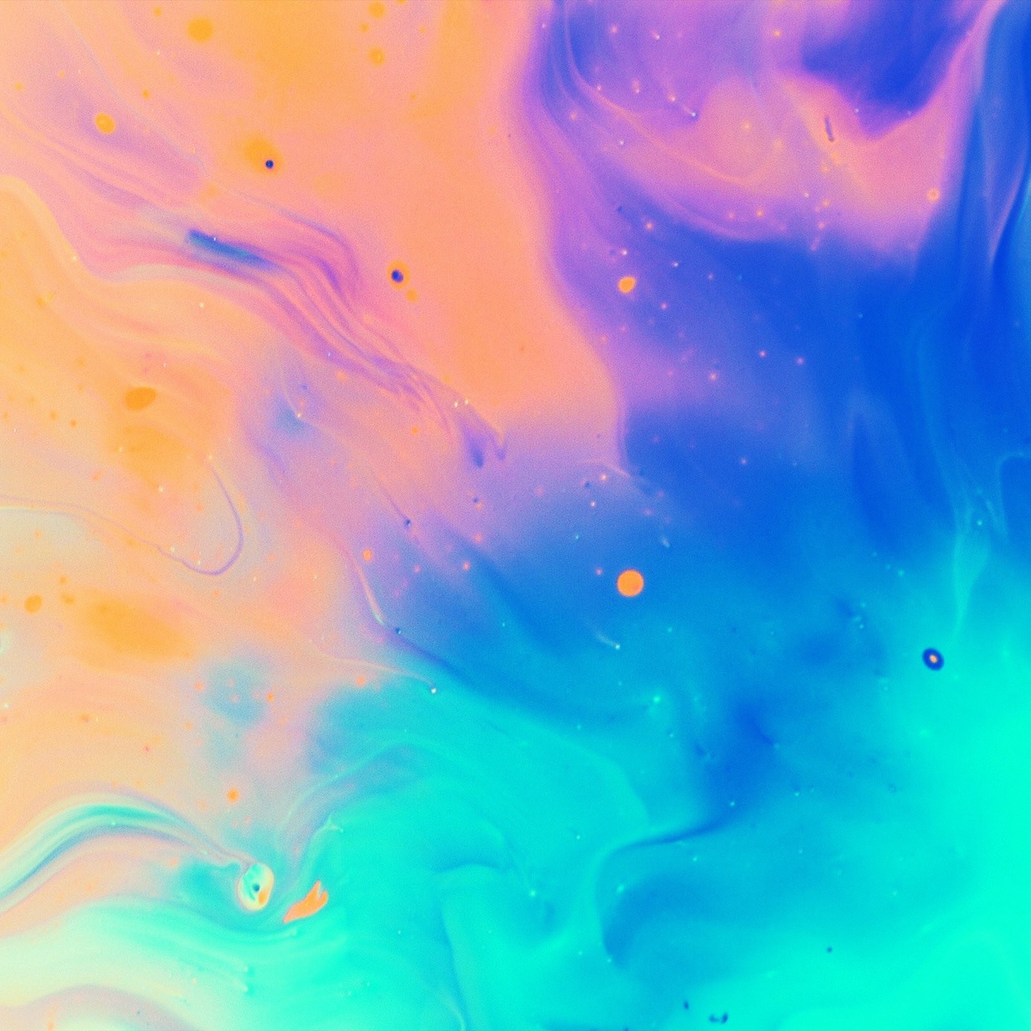2048x2048 1326 3: Blend Color Rainbow Paint Ink Pastel Pattern iPad wallpaper. Â«