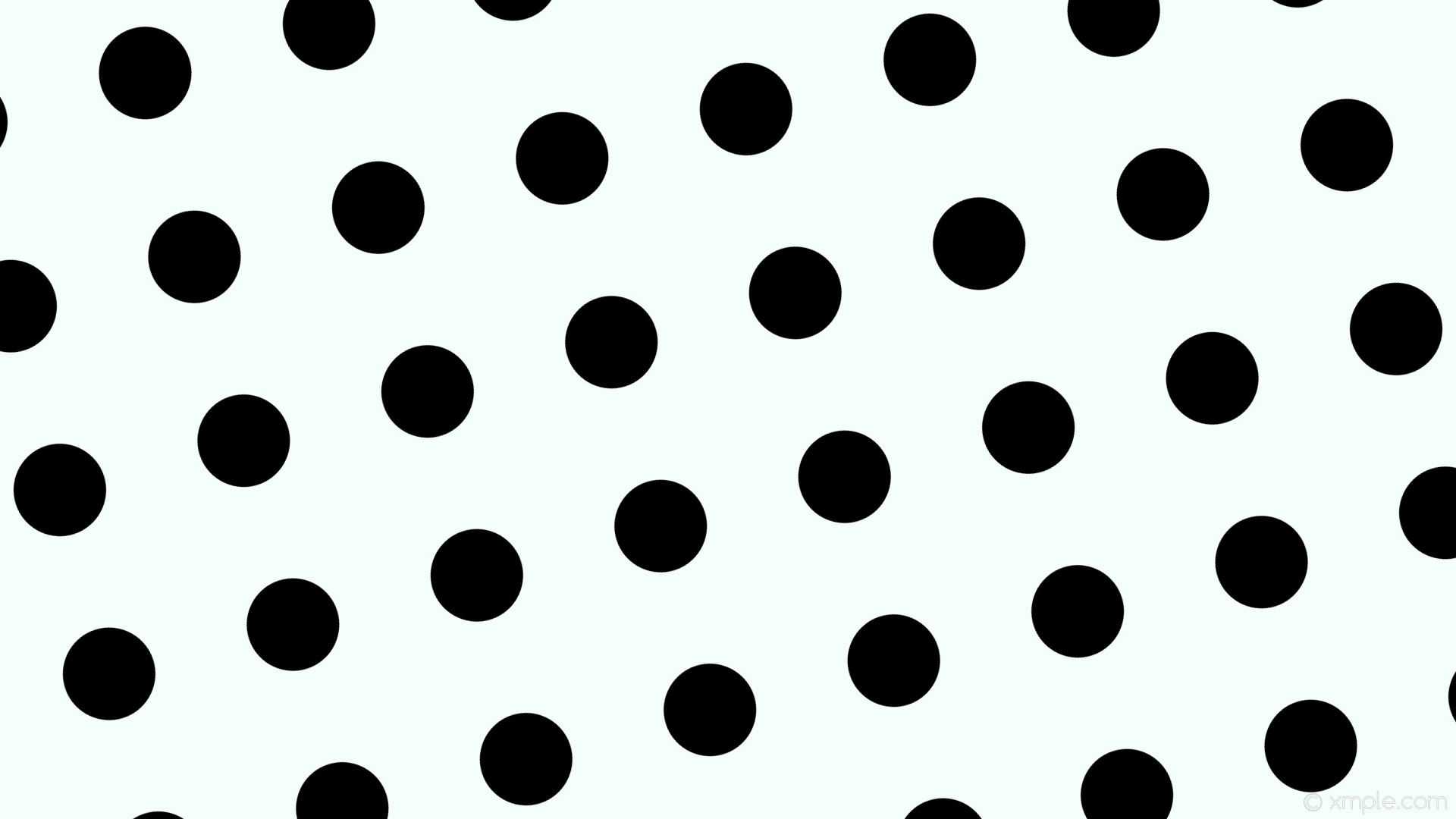 1920x1080 wallpaper black polka dots white spots mint cream #f5fffa #000000 15Â° 122px  251px