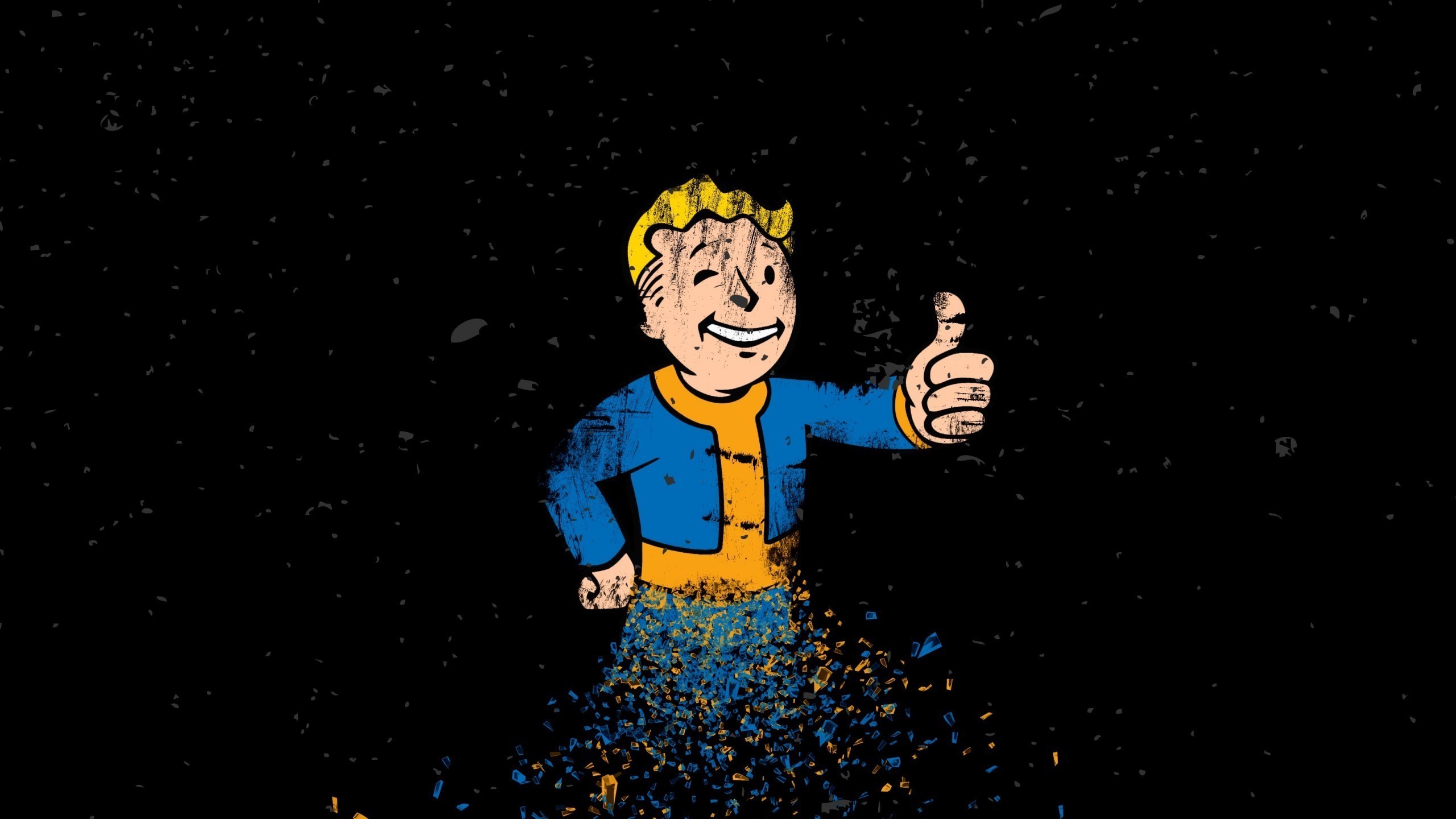 2560x1440 Vault Boy, Video Games, Fallout 4 Wallpapers HD / Desktop and Mobile  Backgrounds