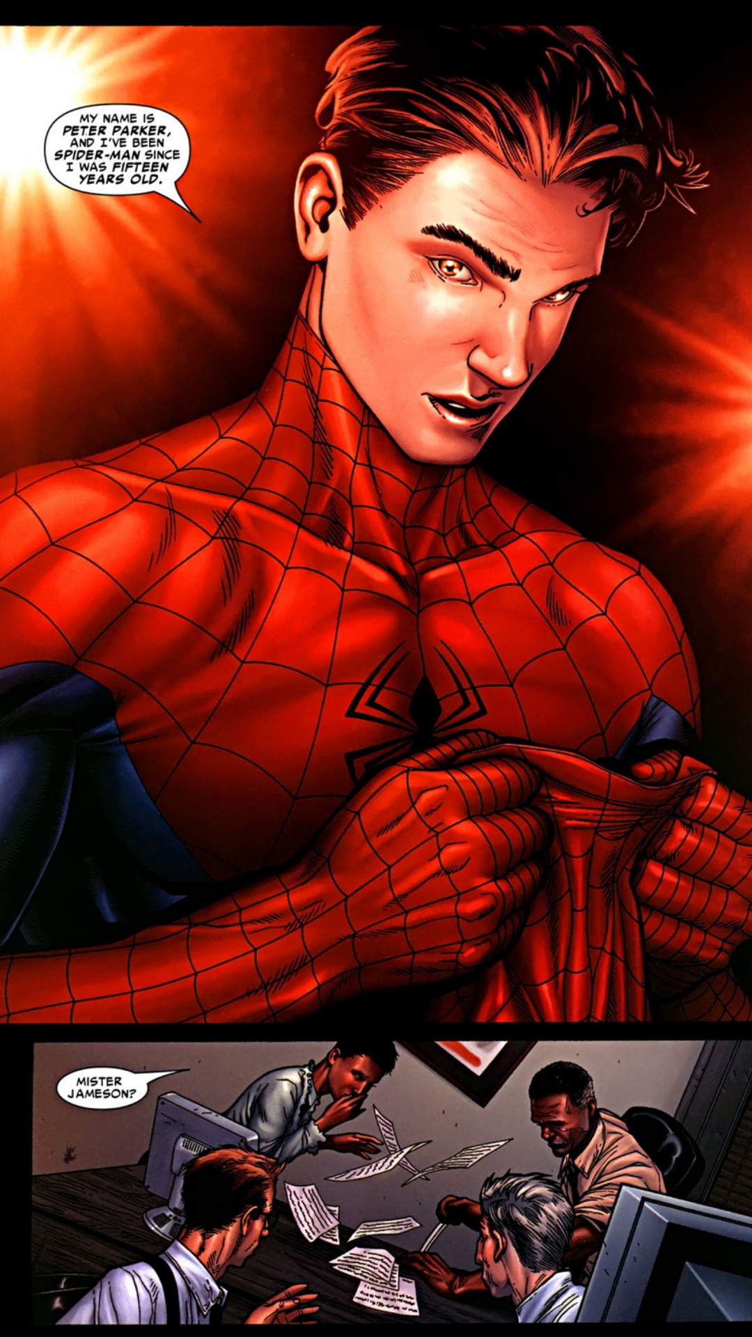 1080x1920 Marvel - Spider Man in Civil War Wallpaper